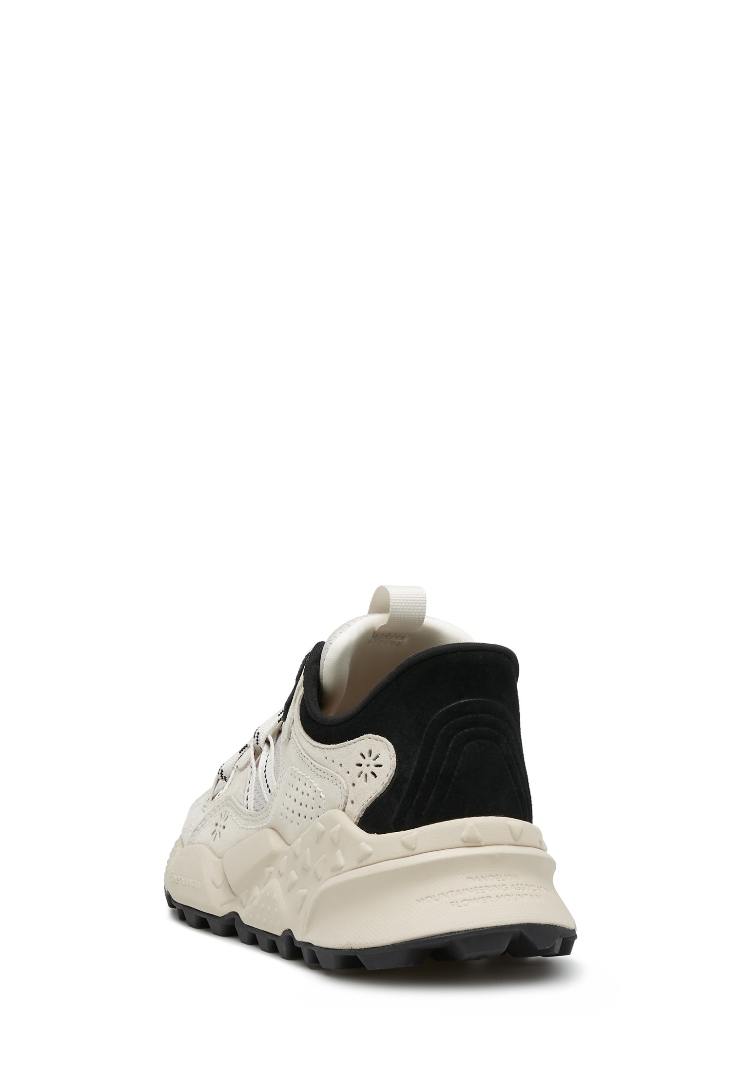 TIGER HILL UNI - Suede and technical fabric sneakers - Beige