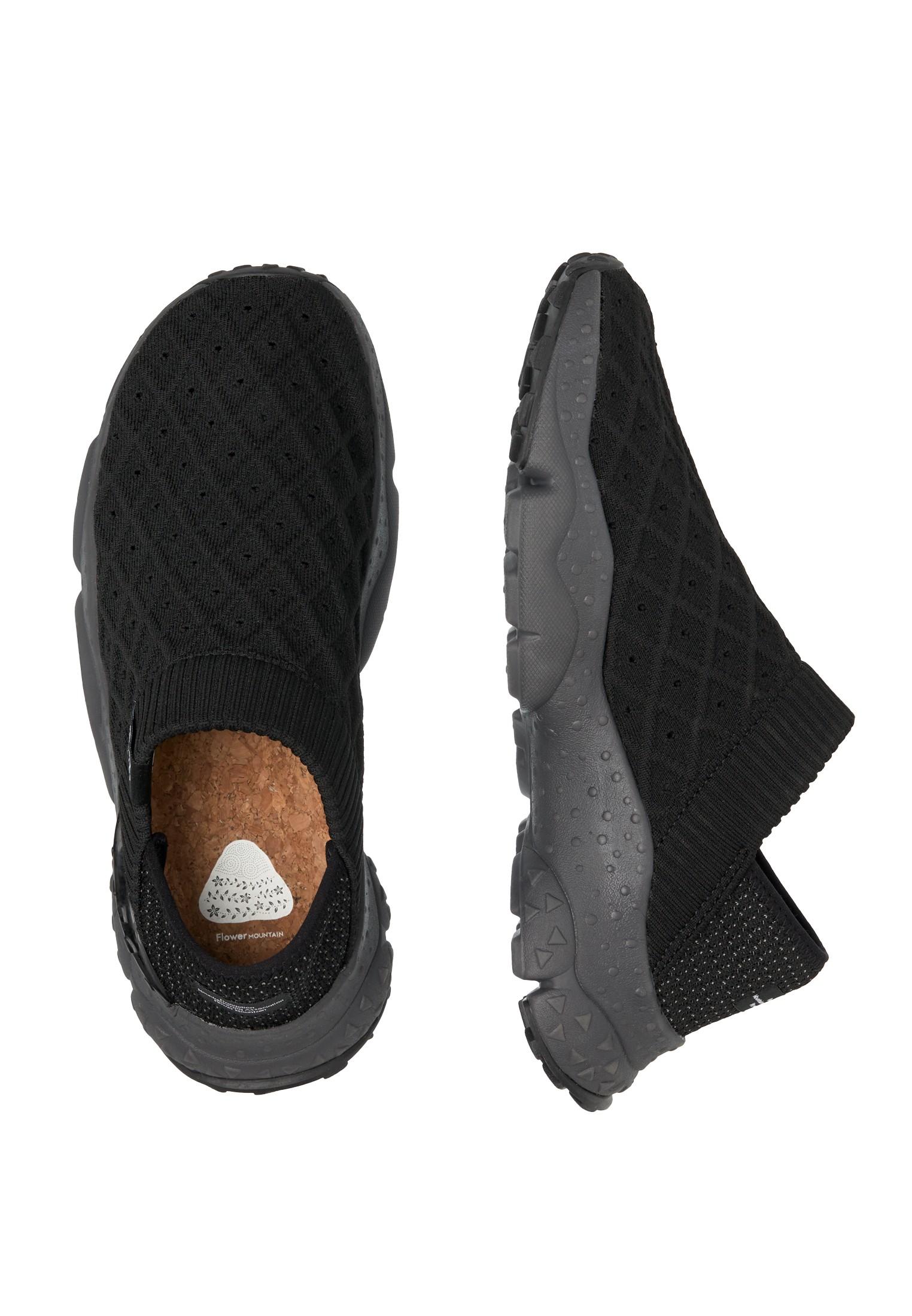 CAMP MAN - Technical fabric sneakers - Black