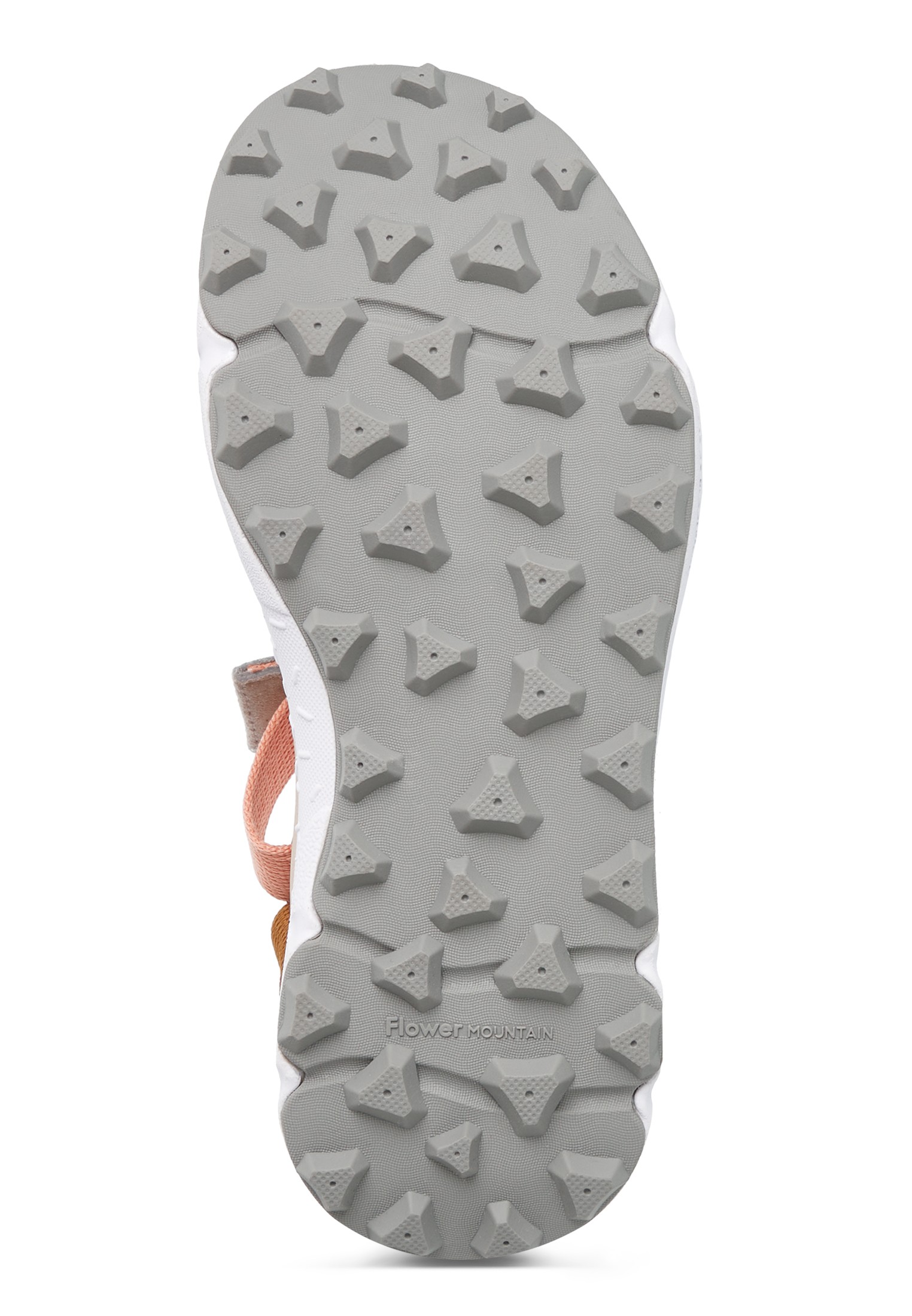 NAZCA 2 WOMAN - Suede and technical fabric sandals - Beige-Salmon