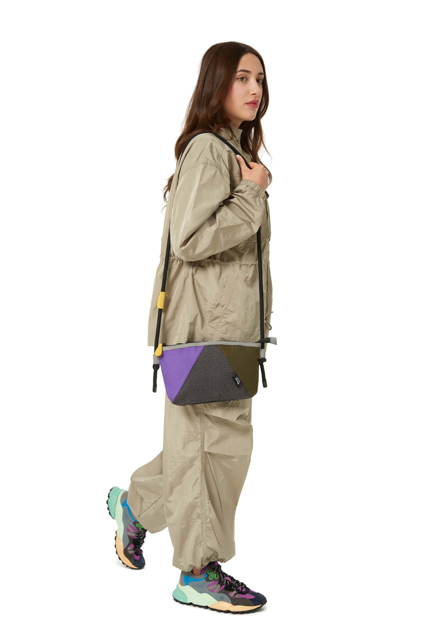 POCKET BAG - Mini cross body bag - Grey