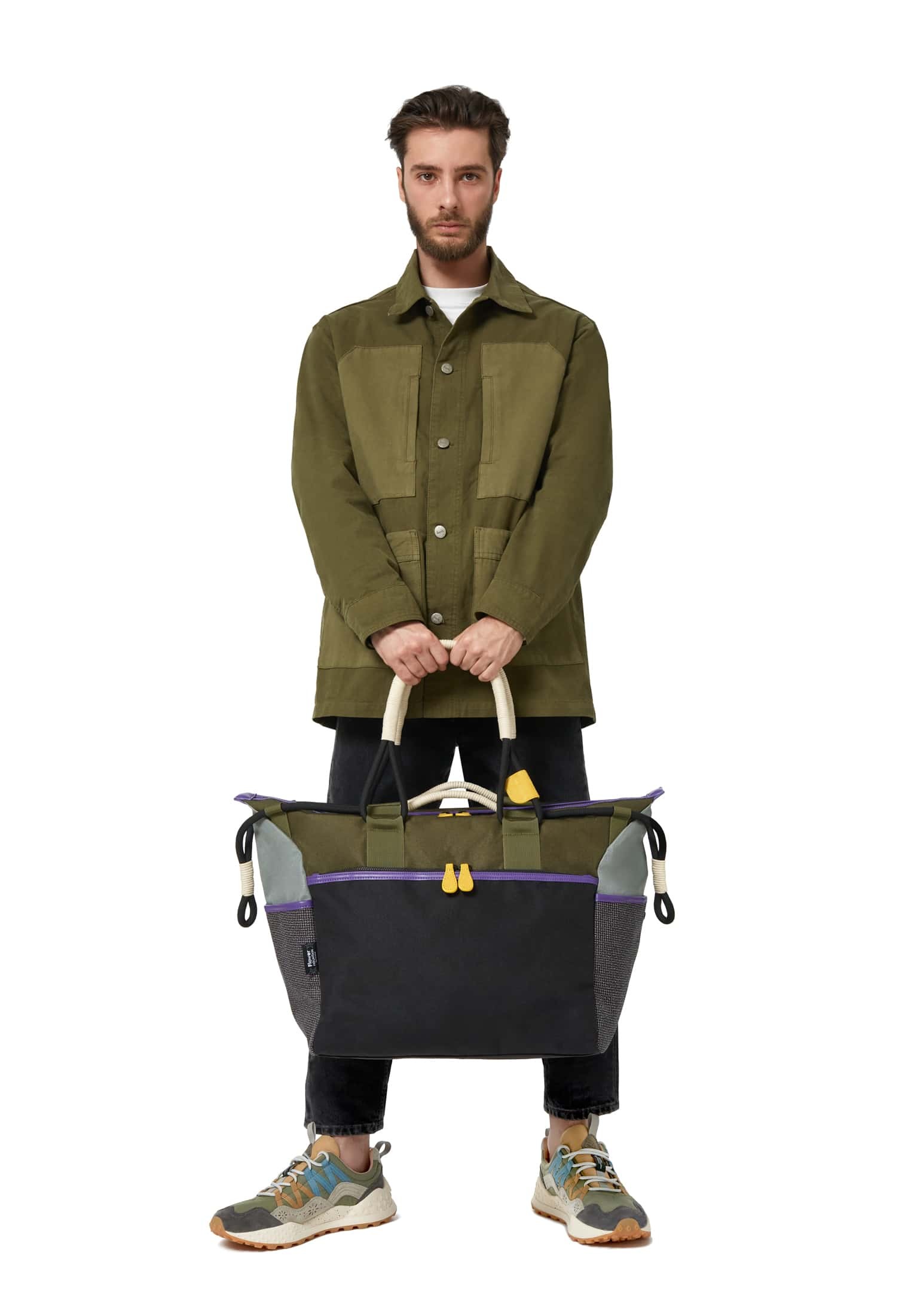 WEEKEND BAG - Handbag - Grey-Green