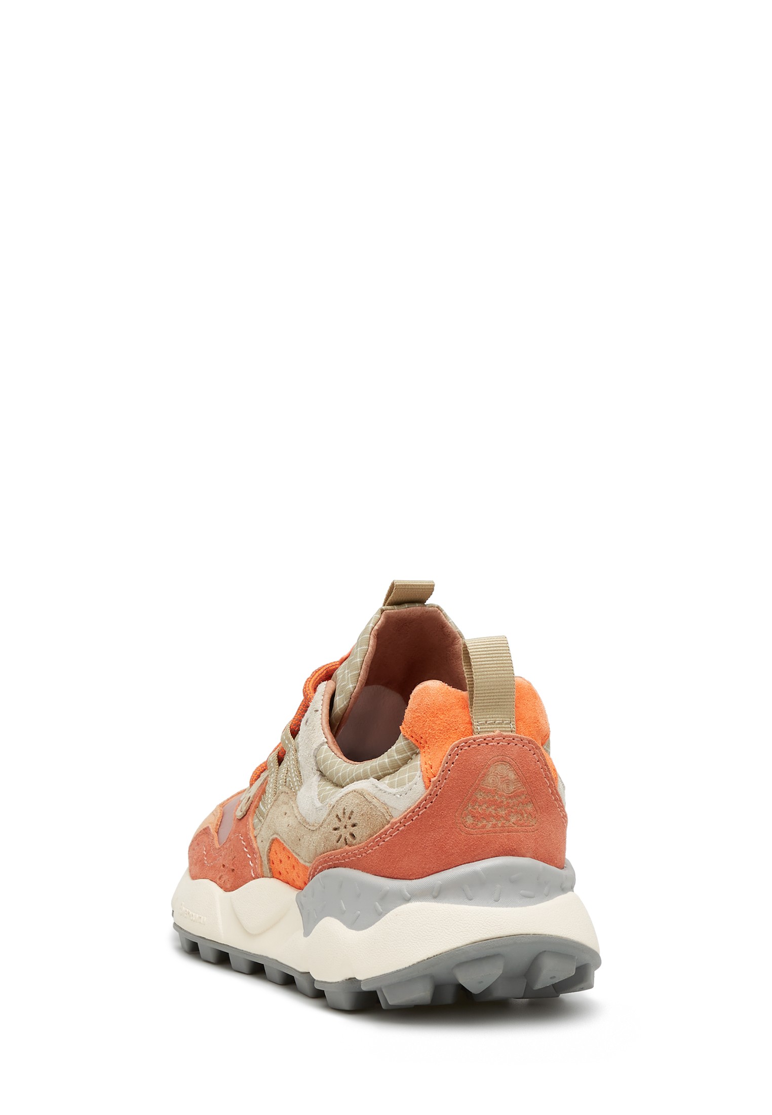 YAMANO 3 UNI - Suede and technical fabric sneakers - Sage