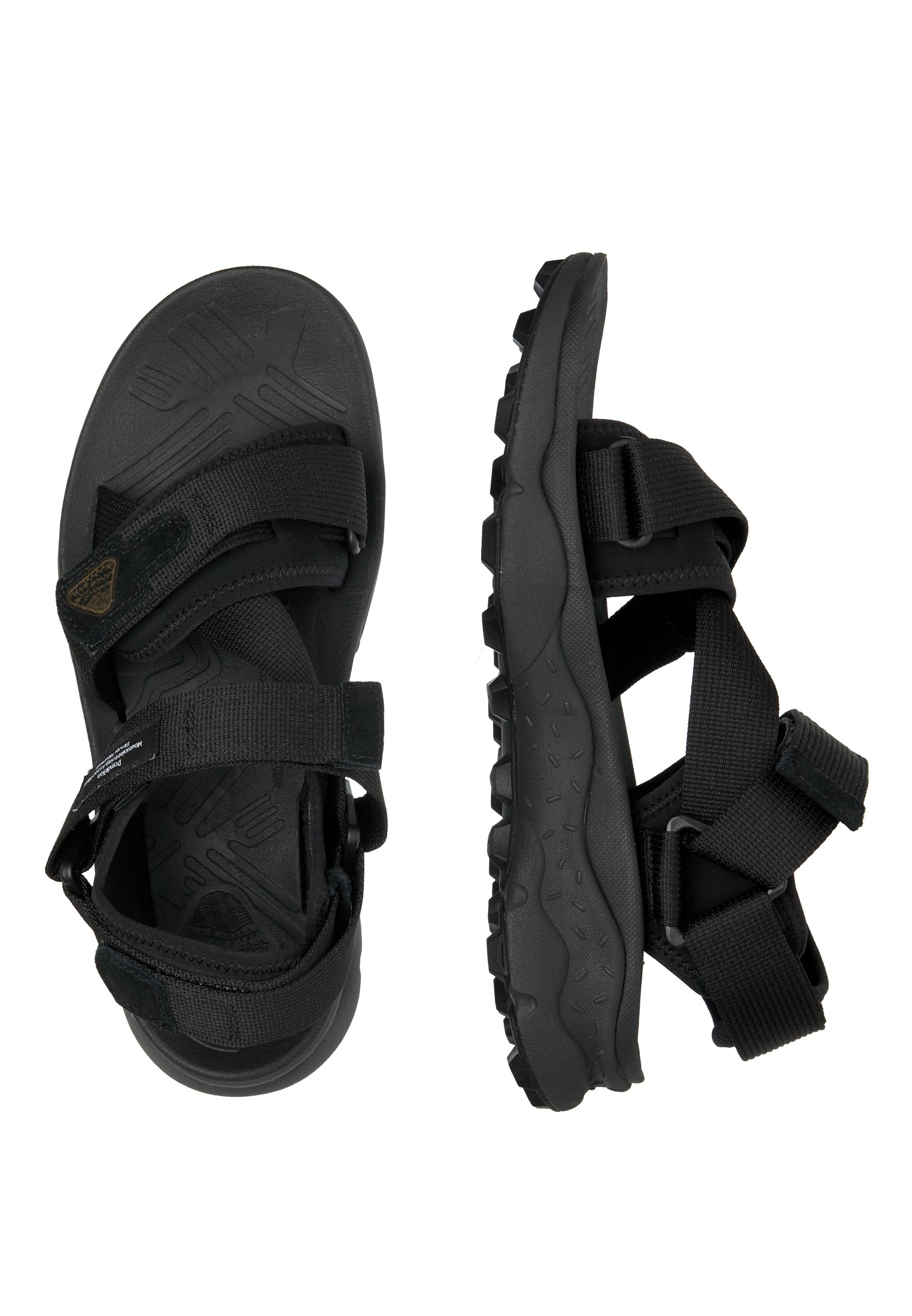 NAZCA 2 UNI - Technical fabric sandals - Black