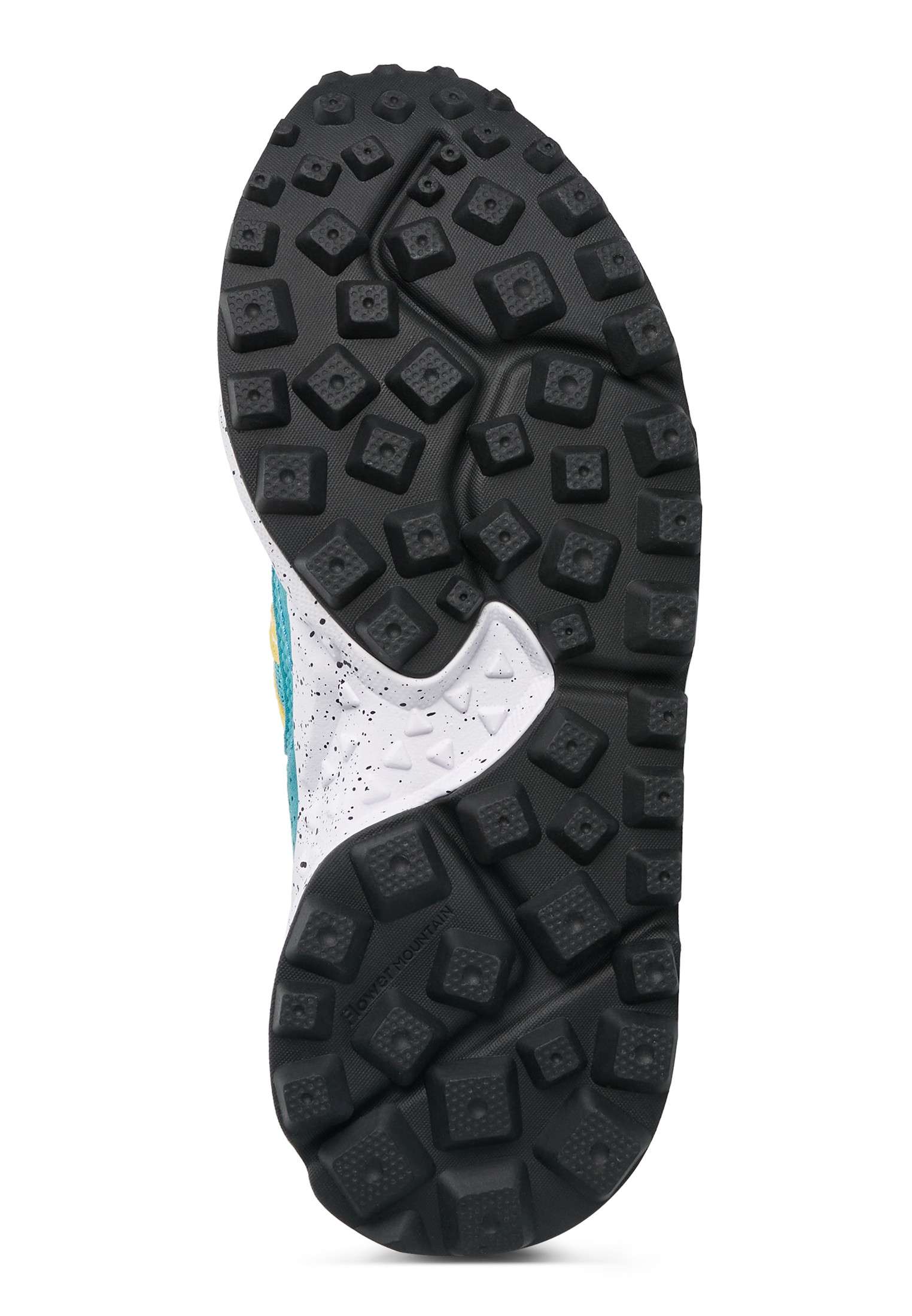 TIGER HILL UNI - Suede and technical fabric sneakers - Light blue-Purple