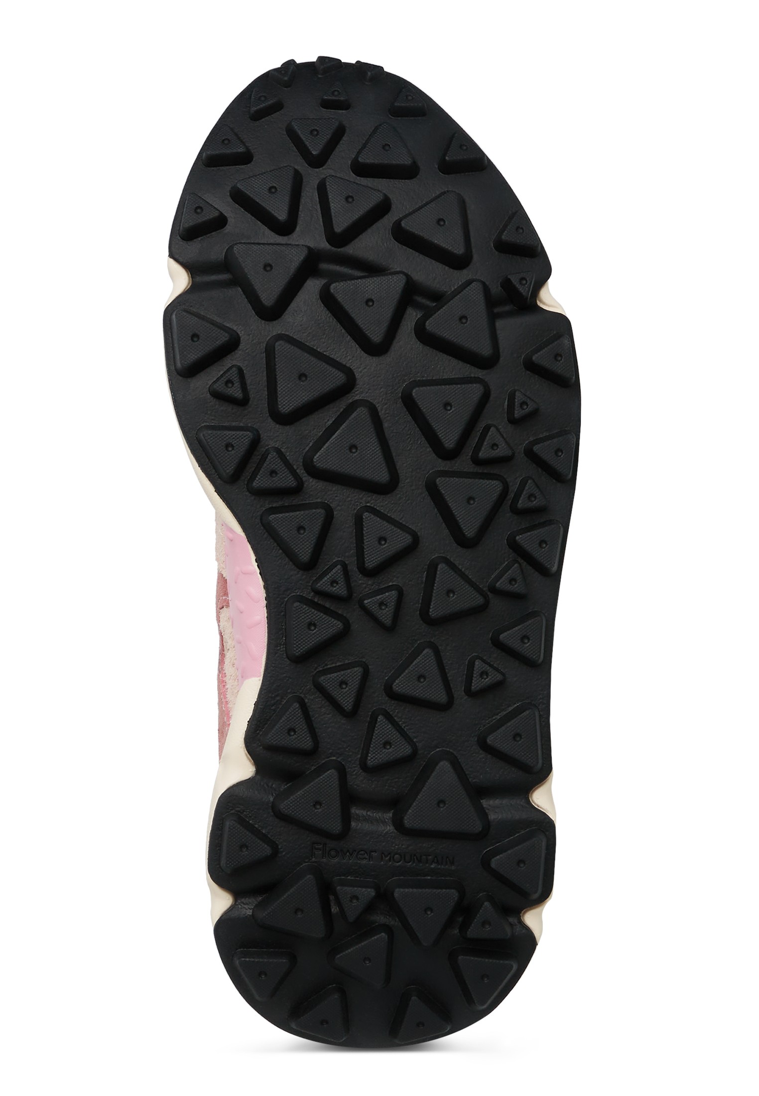YAMANO 3 WOMAN - Suede and technical fabric sneakers - Powder pink-Purple