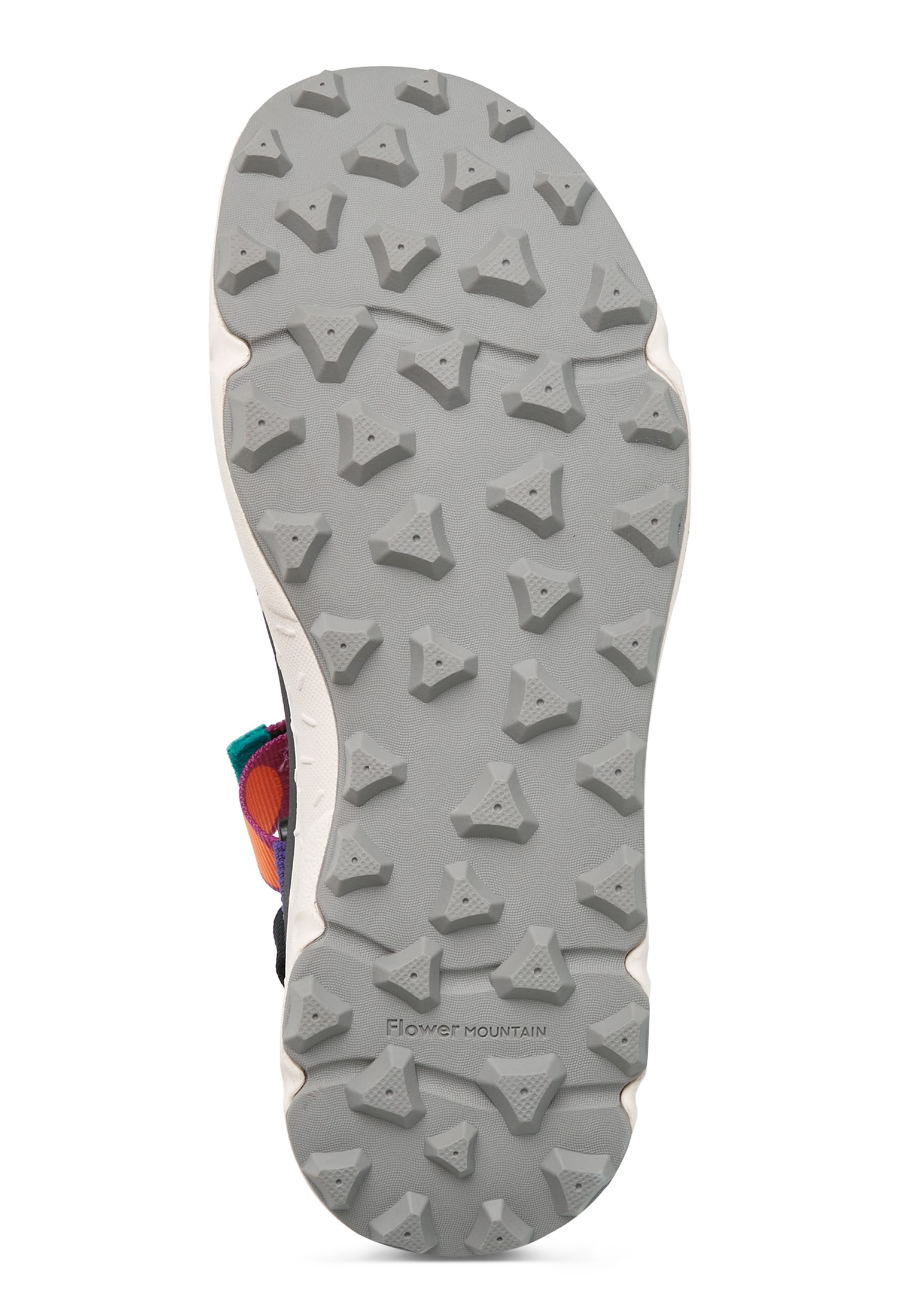 NAZCA 2 UNI - Suede and fabric sandals - Purple-Light blue