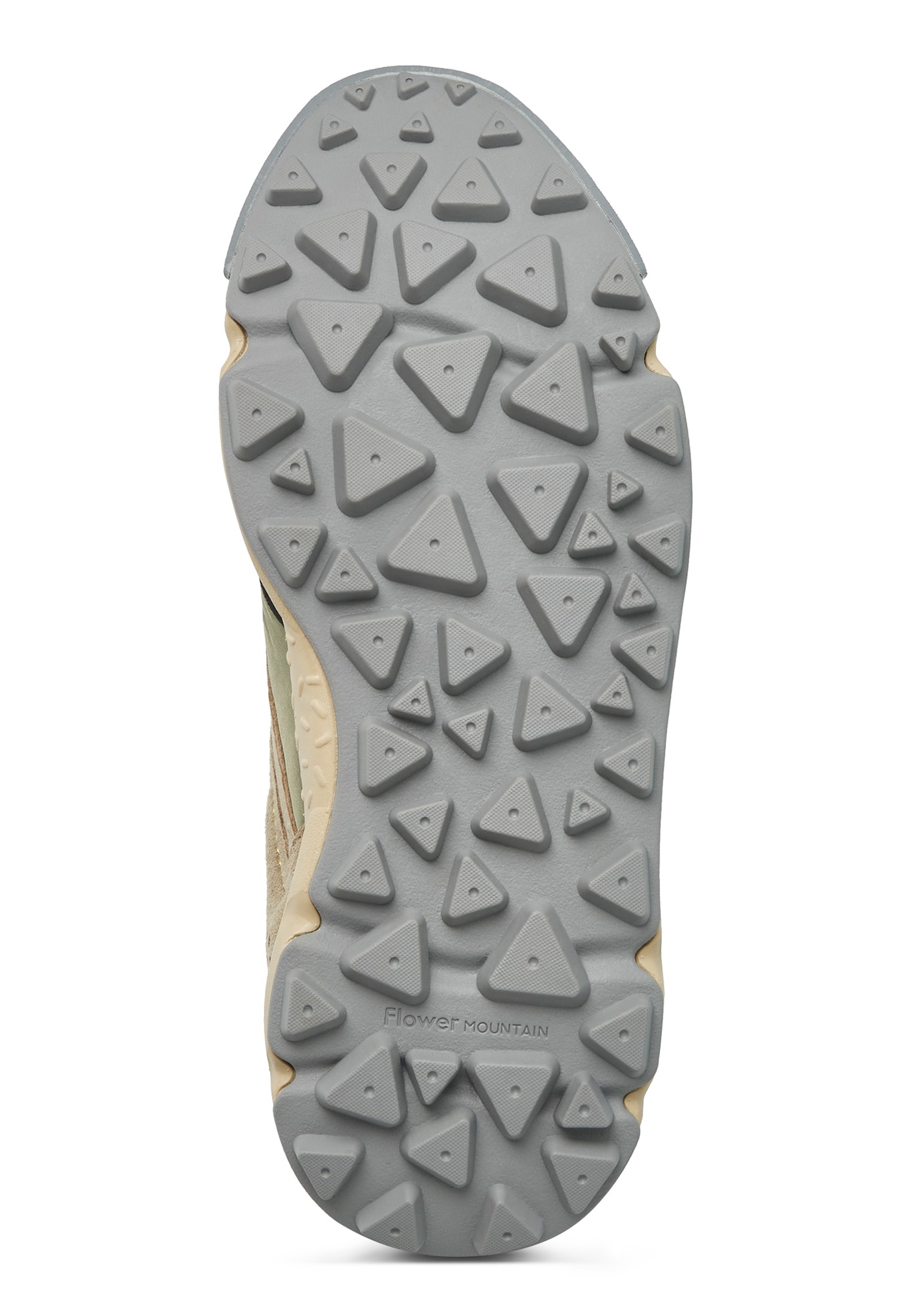 BACK COUNTRY UNI - Suede and technical fabric sneakers - Beige-Pink