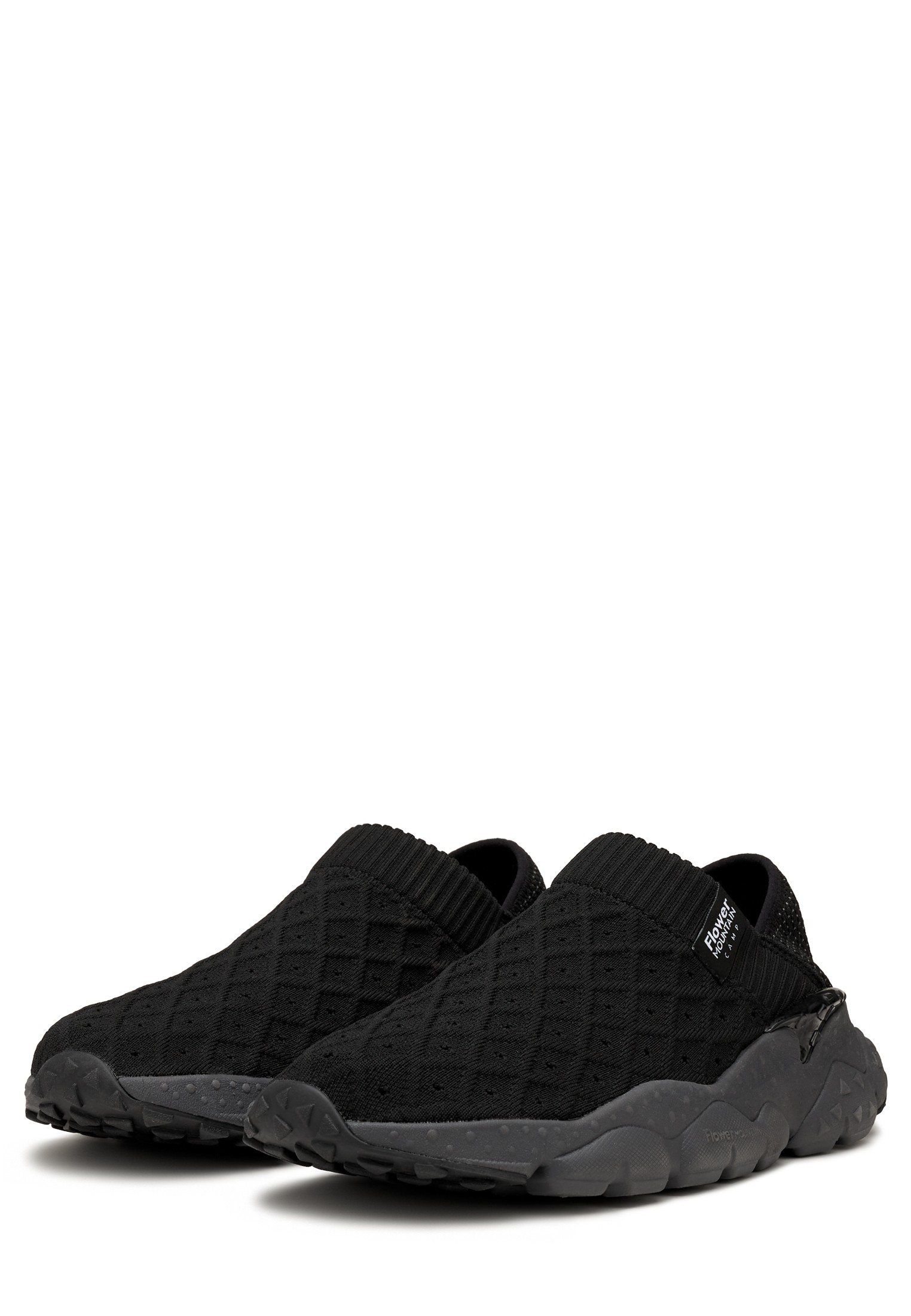 CAMP MAN - Technical fabric sneakers - Black