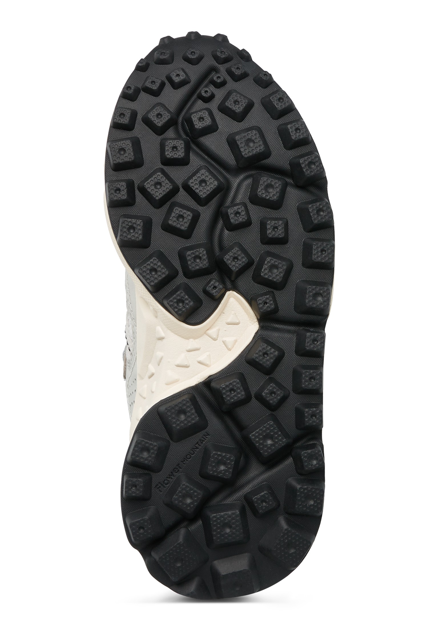 TIGER HILL NAPE UNI - Suede and technical fabric sneakers - White-Beige