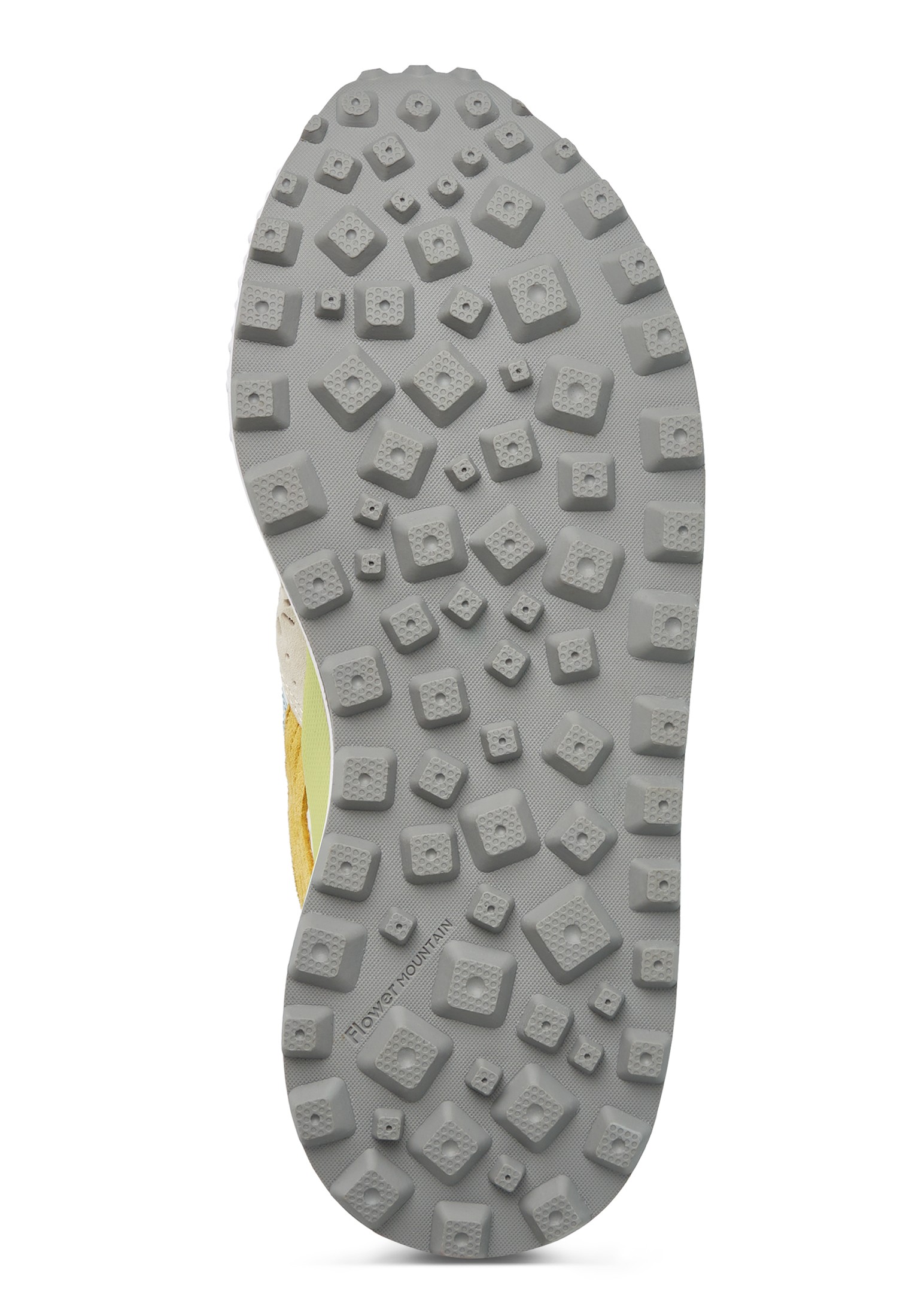 WASHI WOMAN - Suede and technical fabric sneakers - White-Salmon