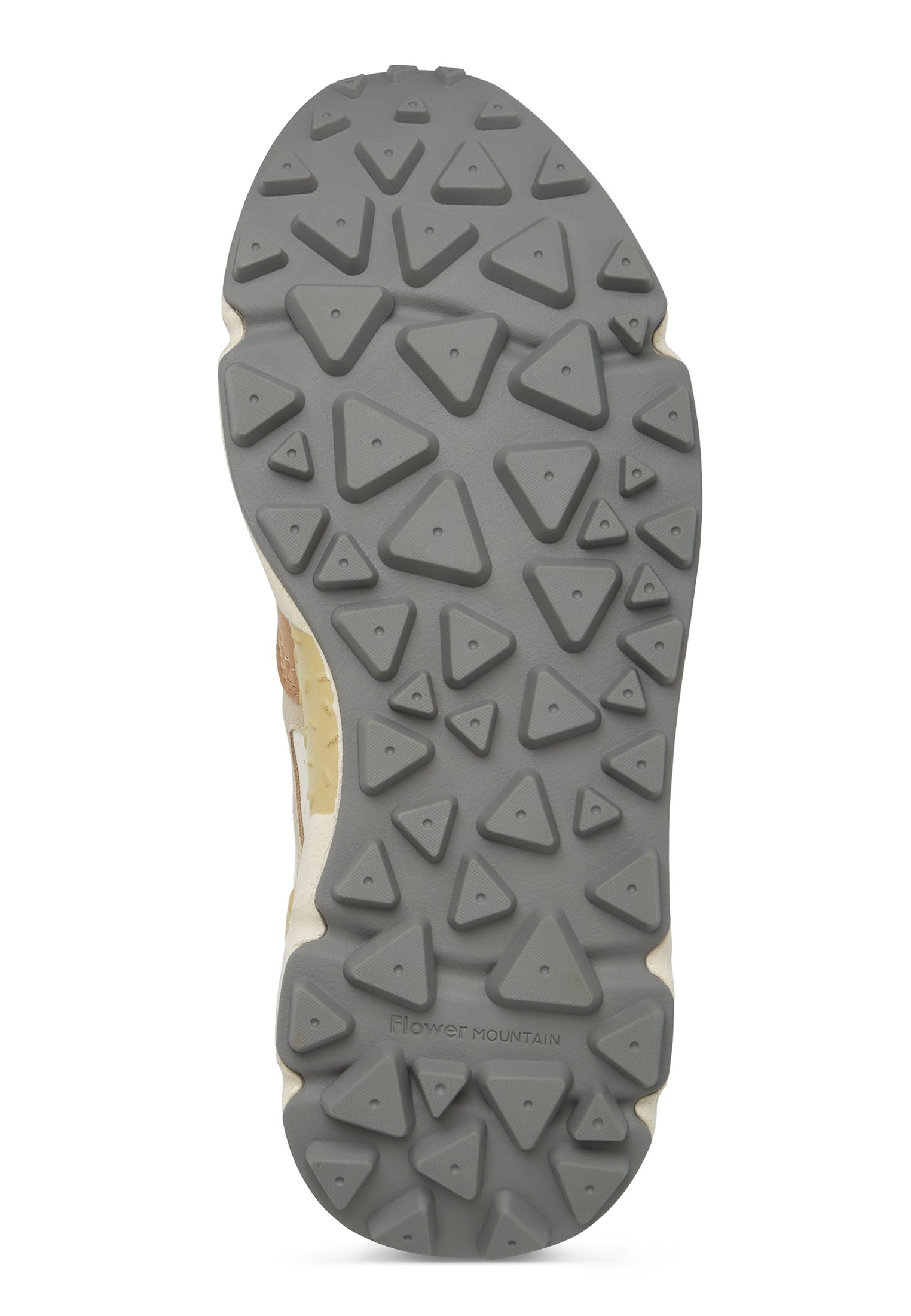 YAMANO 3 UNI KAISO - Faux leather and technical fabric sneakers - Beige-Brown