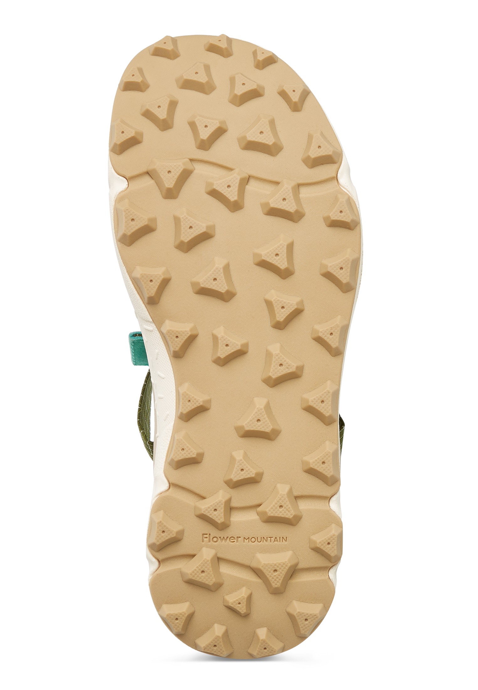 NAZCA 2 UNI - Suede and fabric sandals - Red-Green