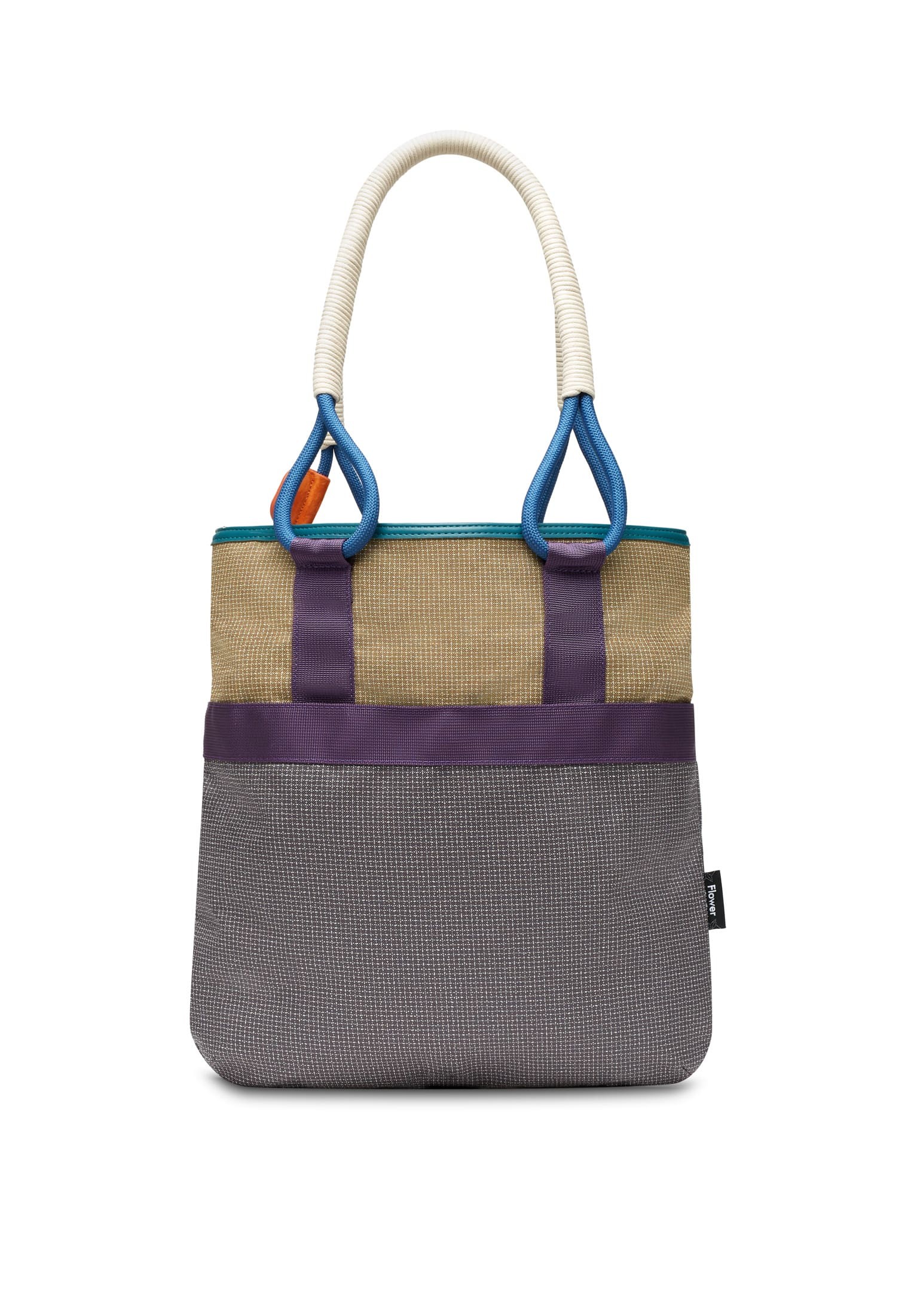 TOTE BAG - Tote bag - Grey-Beige