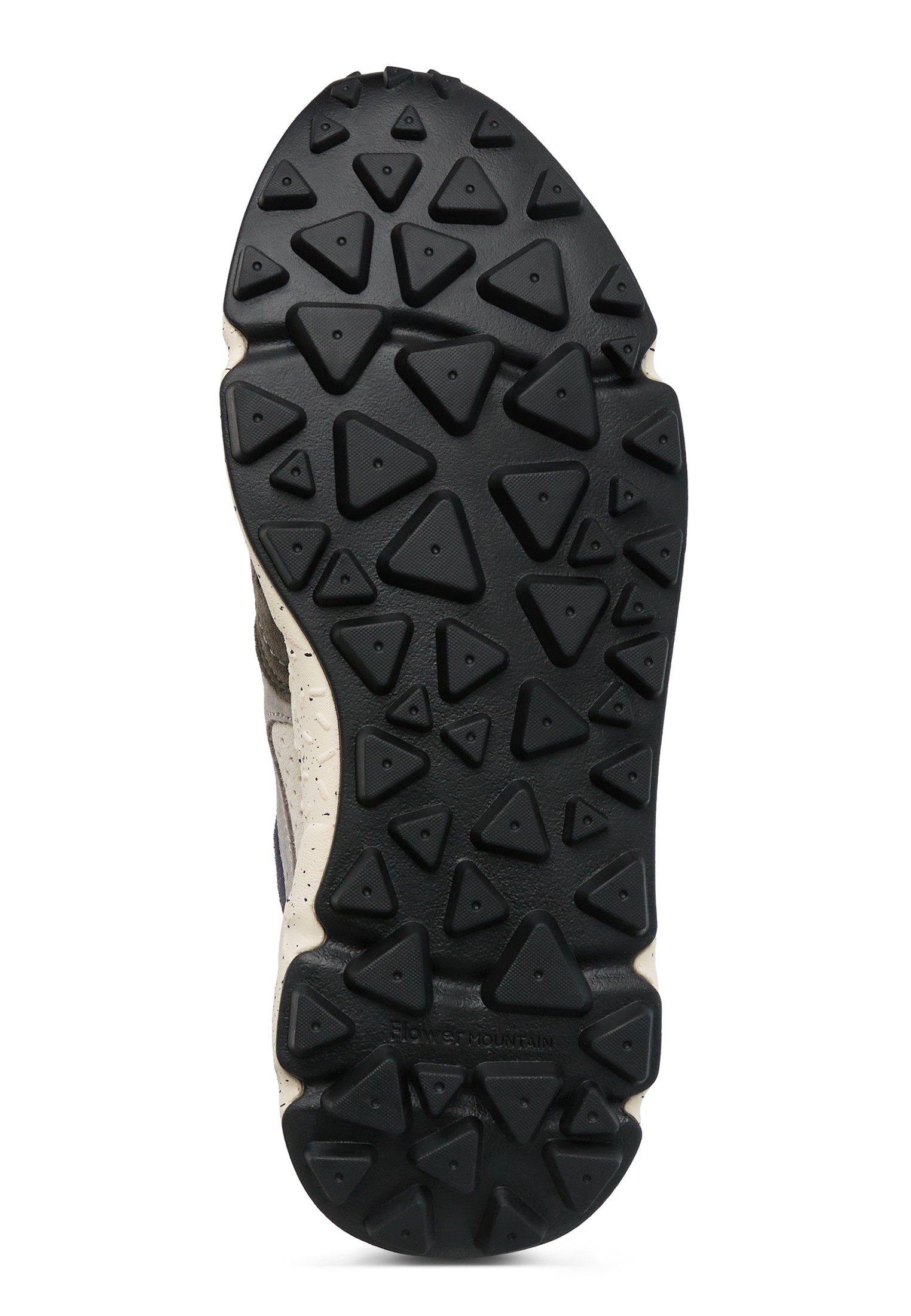 YAMANO 3 MAN - Suede and technical fabric sneakers - Grey-Blue