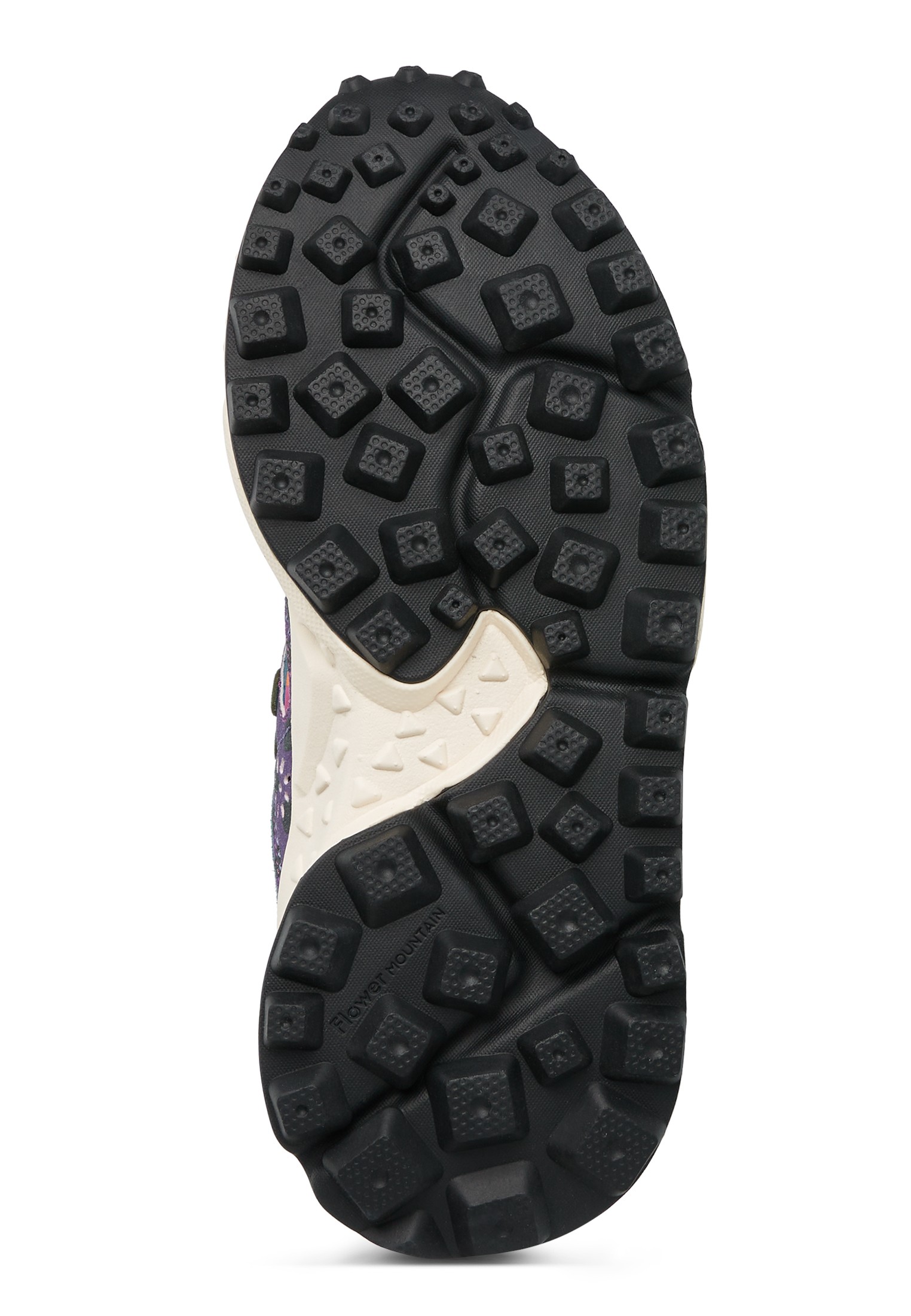 KOTETSU WOMAN - Suede and technical fabric sneakers - Purple-Fuchsia