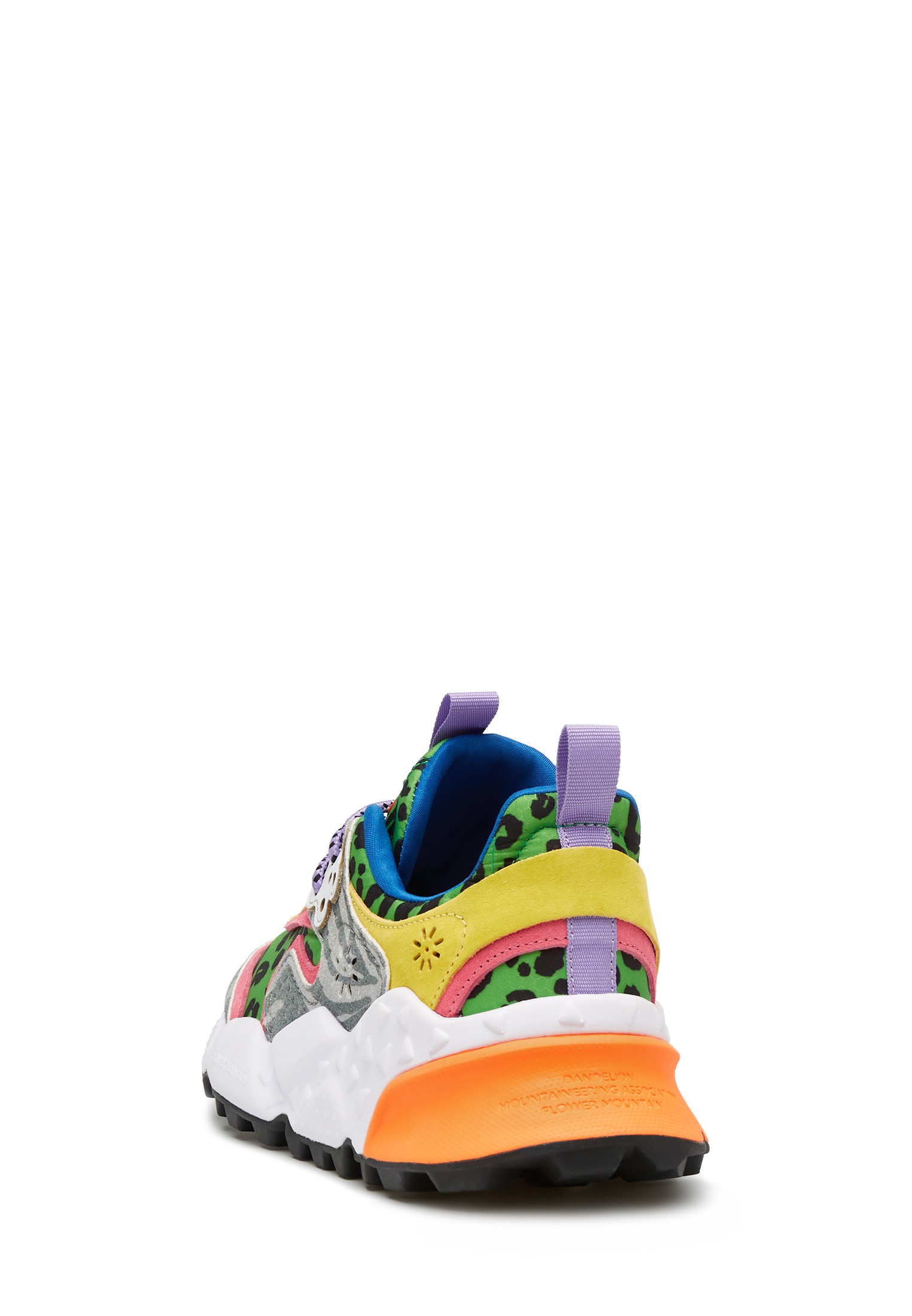 KOTETSU WOMAN - Suede and technical fabric sneakers - Grey-Green