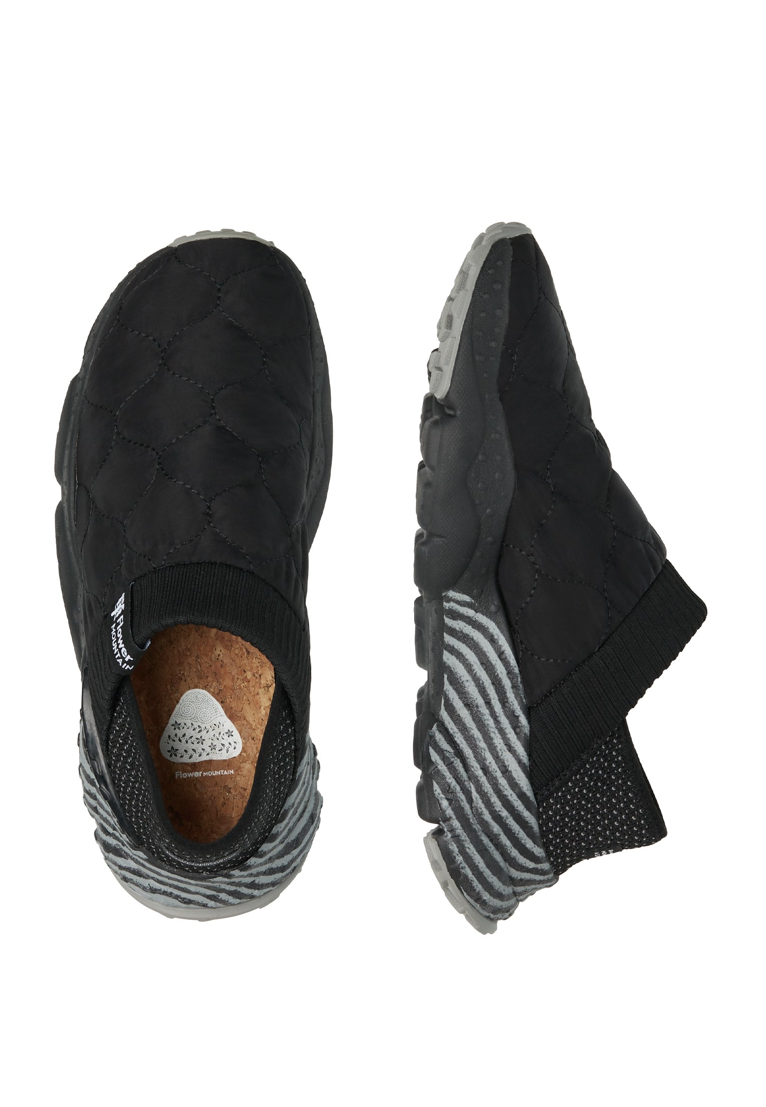 CAMP UNI - Fabric sneakers - Black