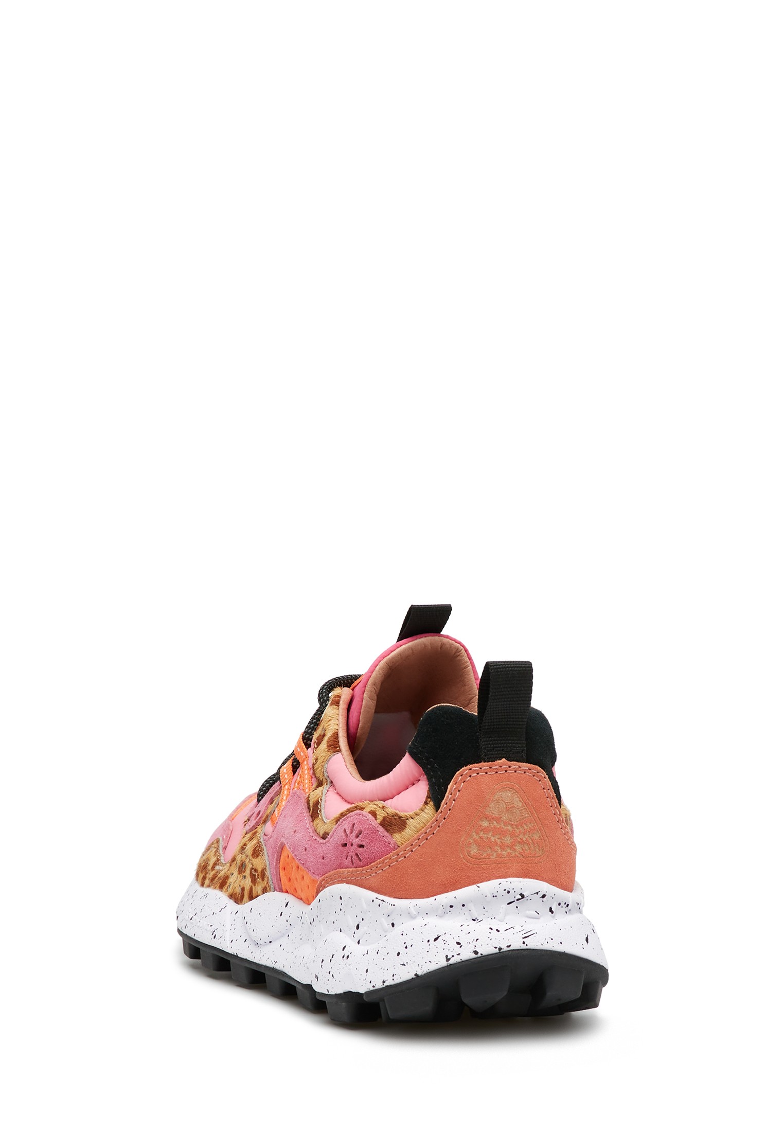 YAMANO 3 WOMAN - Technical fabric and suede sneakers - Fuchsia