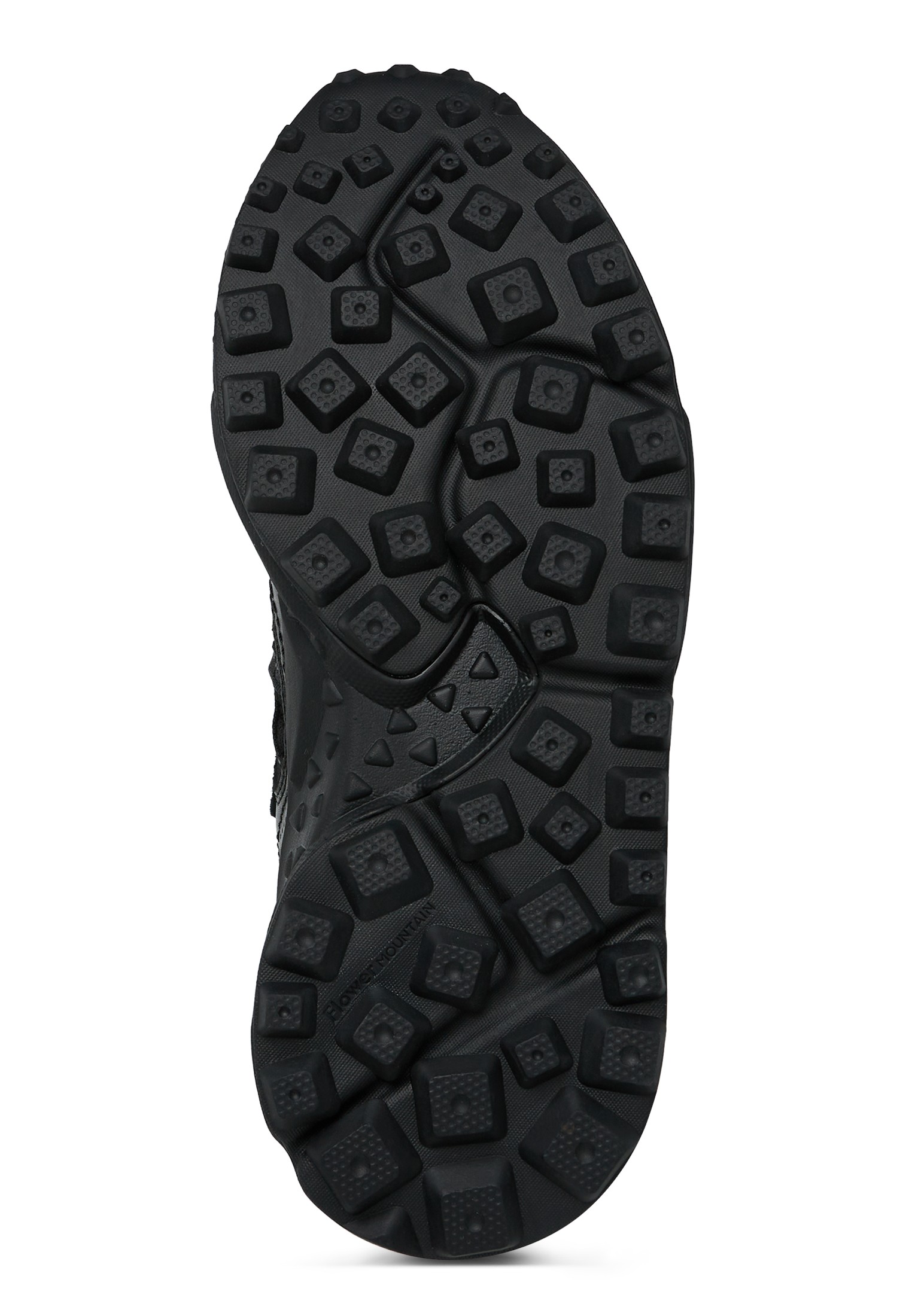 TIGER HILL NAPE UNI - Suede and technical fabric sneakers - Black