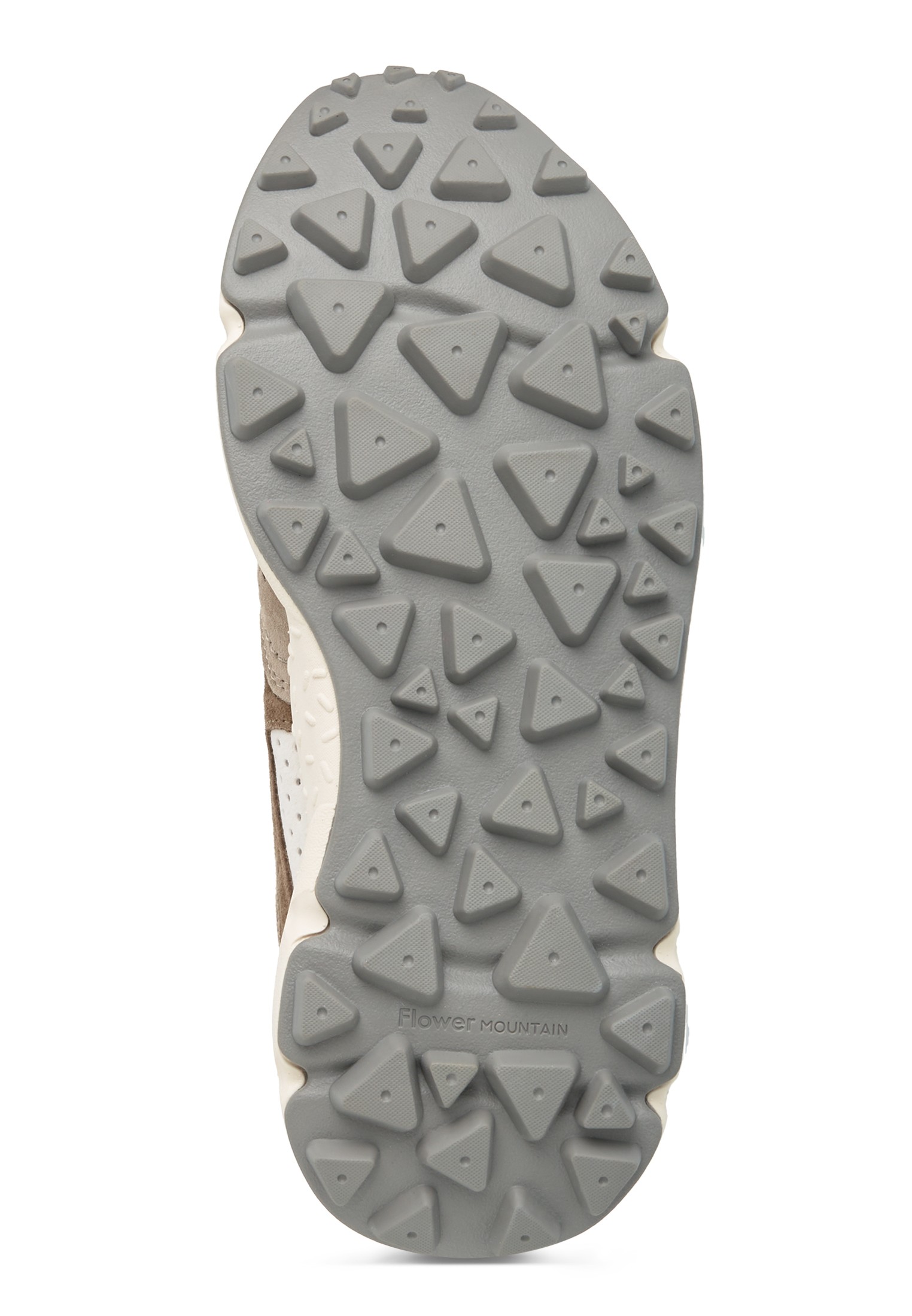 YAMANO 3 UNI - Suede and fabric sneakers - Grey-Beige