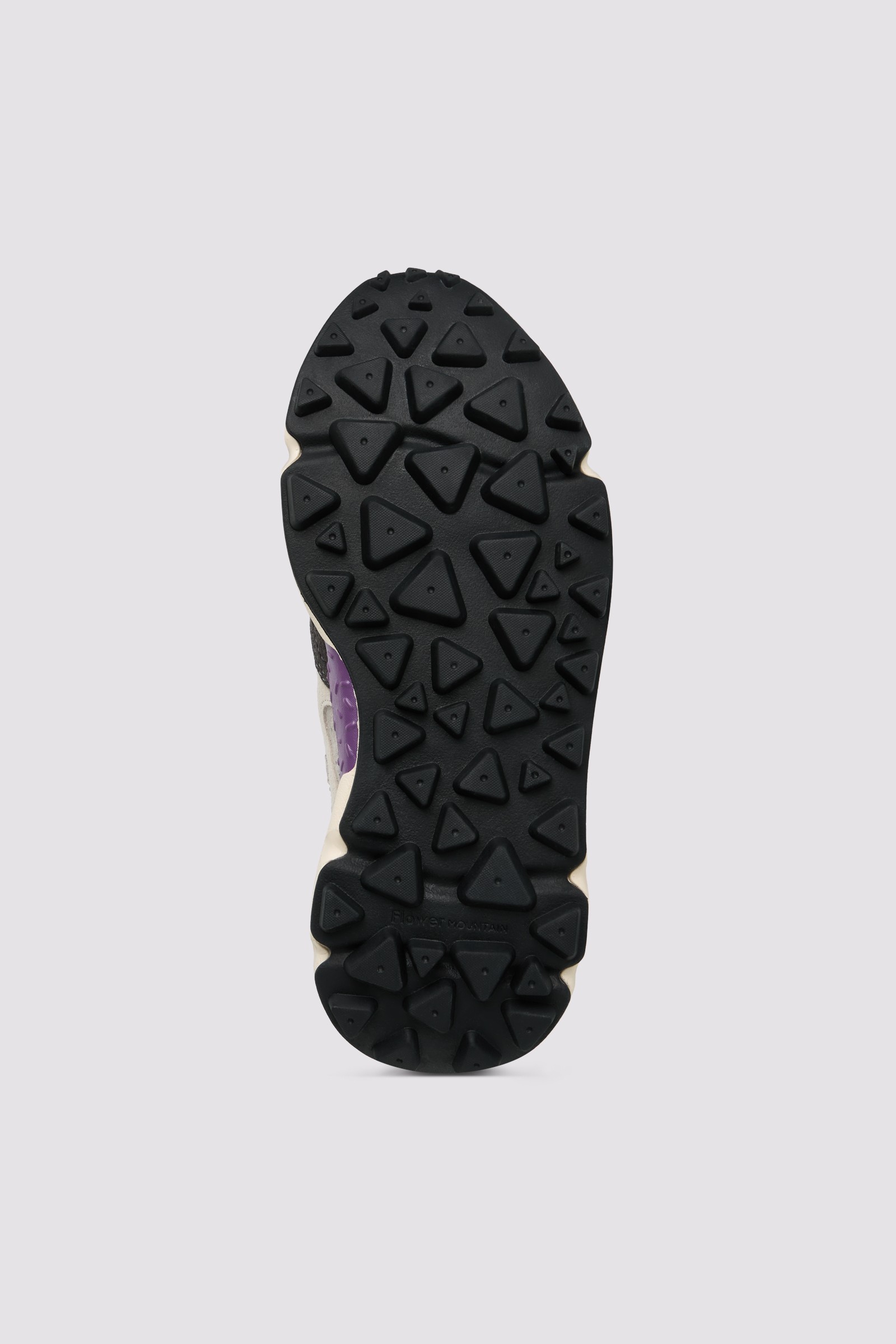 YAMANO 3 BARBOUR UNI X FM - Suede and technical fabric sneakers - Purple-Grey
