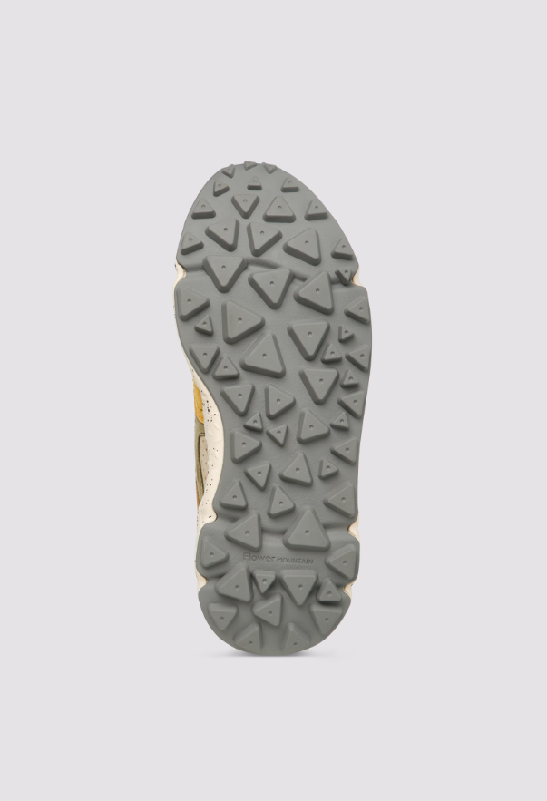 YAMANO 3 MAN - Suede and technical fabric sneakers - Beige