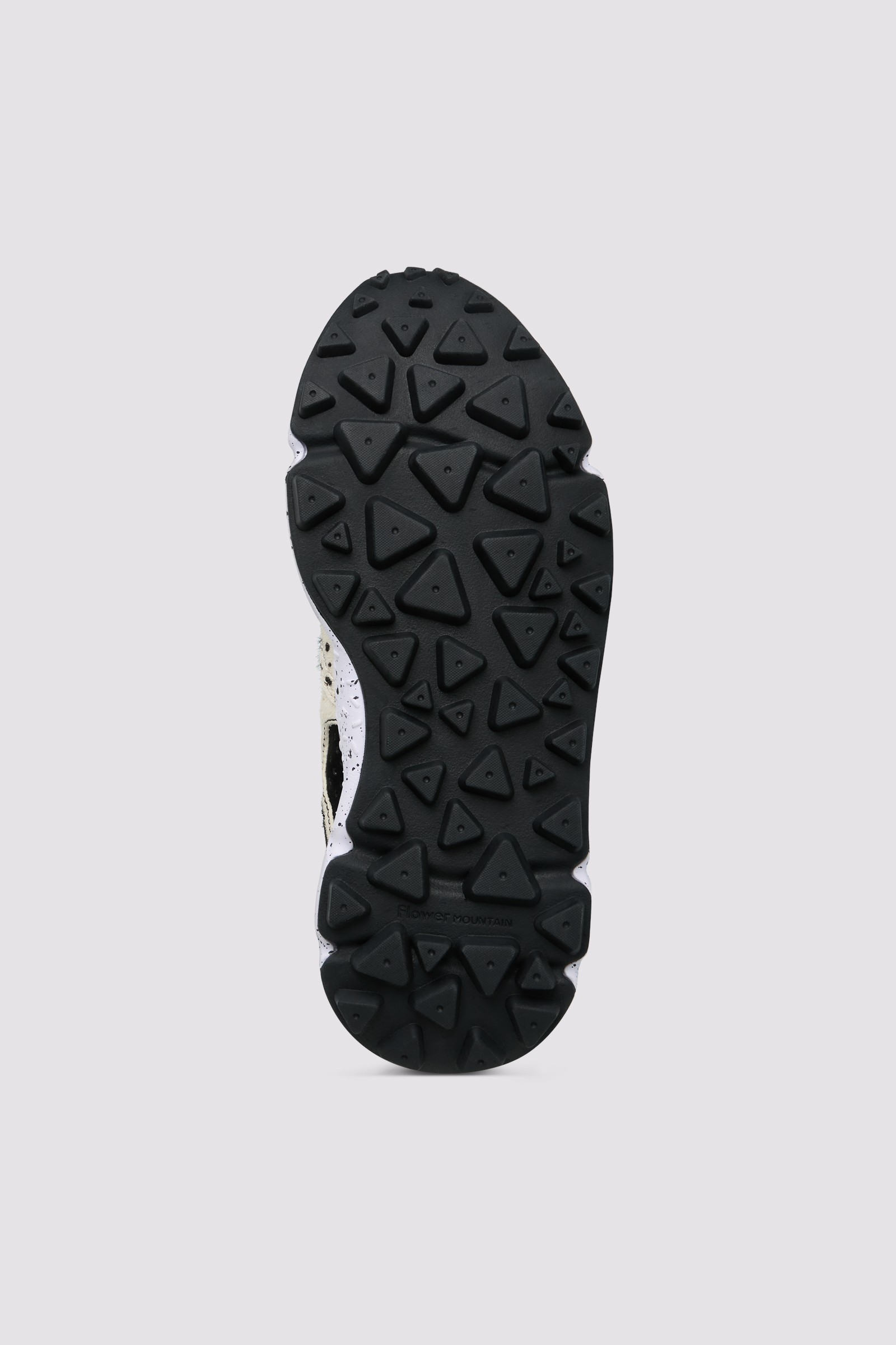 YAMANO 3 UNI - Suede and fabric sneakers - White-Black