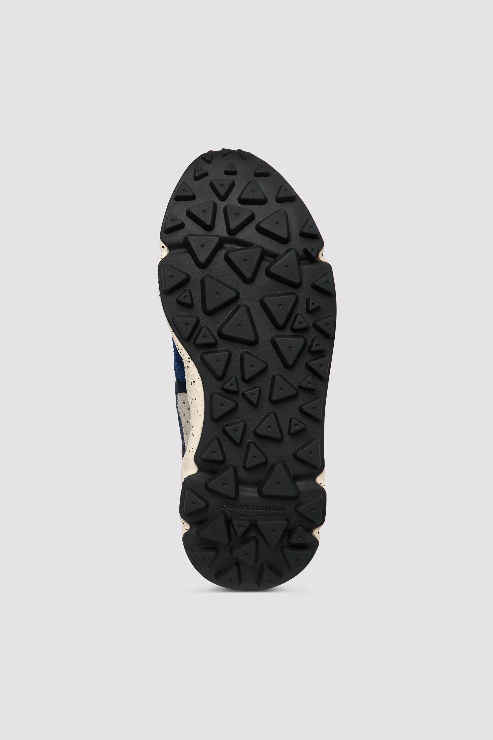 YAMANO 3 MAN - Suede and technical fabric sneakers - Navy