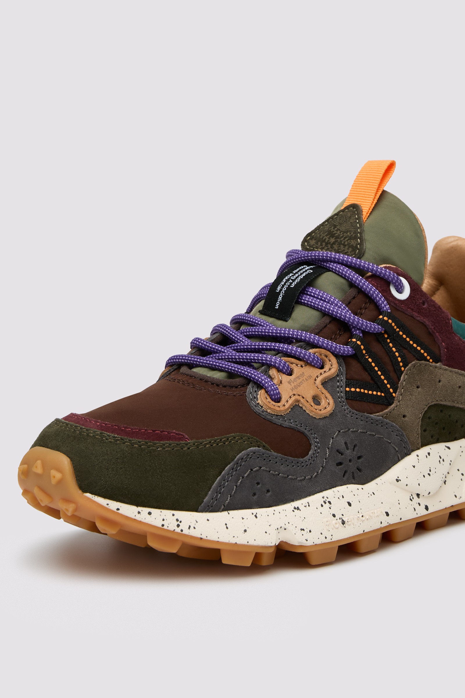 YAMANO 3 UNI - Suede and technical fabric sneakers - Black