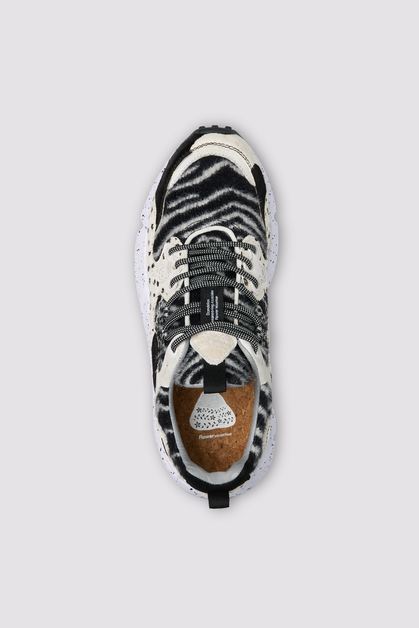 YAMANO 3 UNI - Suede and fabric sneakers - White-Black