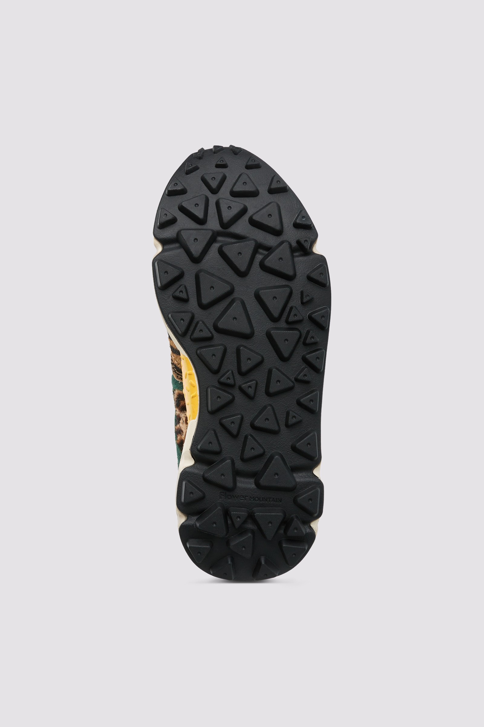 YAMANO 3 UNI - Suede and technical fabric sneakers - Brown-Aqua Green