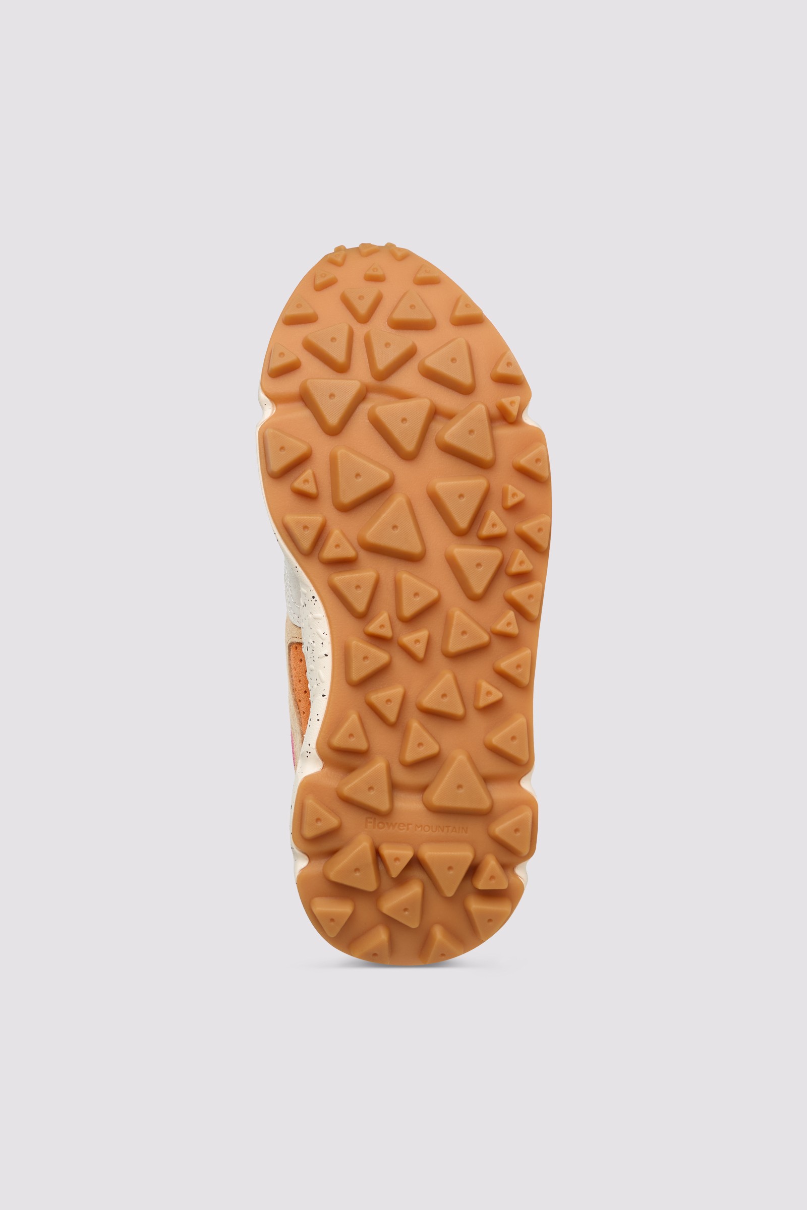 YAMANO 3 UNI - Suede and technical fabric sneakers - Yellow-Pink