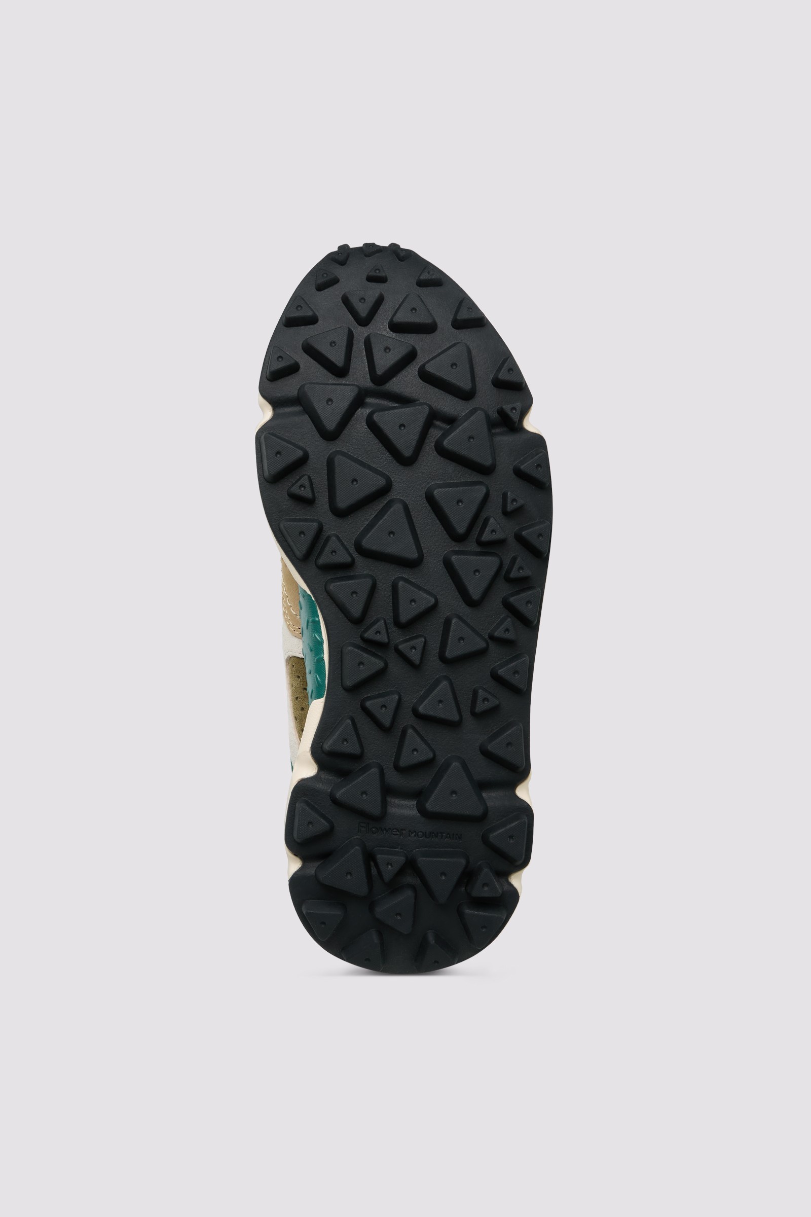 YAMANO 3 UNI - Suede and technical fabric sneakers - Beige-Grey