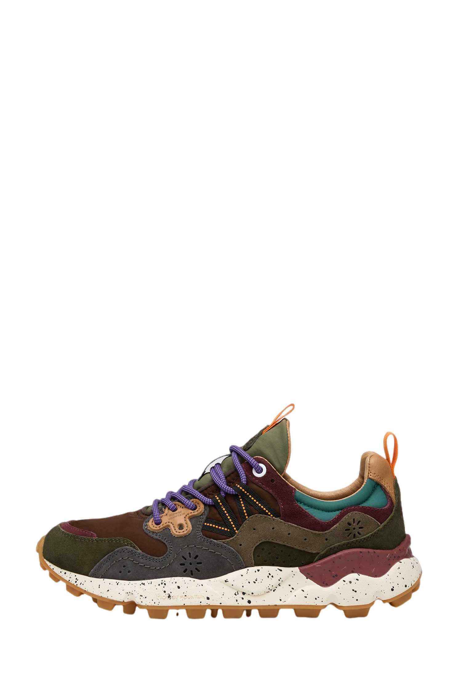 YAMANO 3 UNI - Suede and technical fabric sneakers - Black