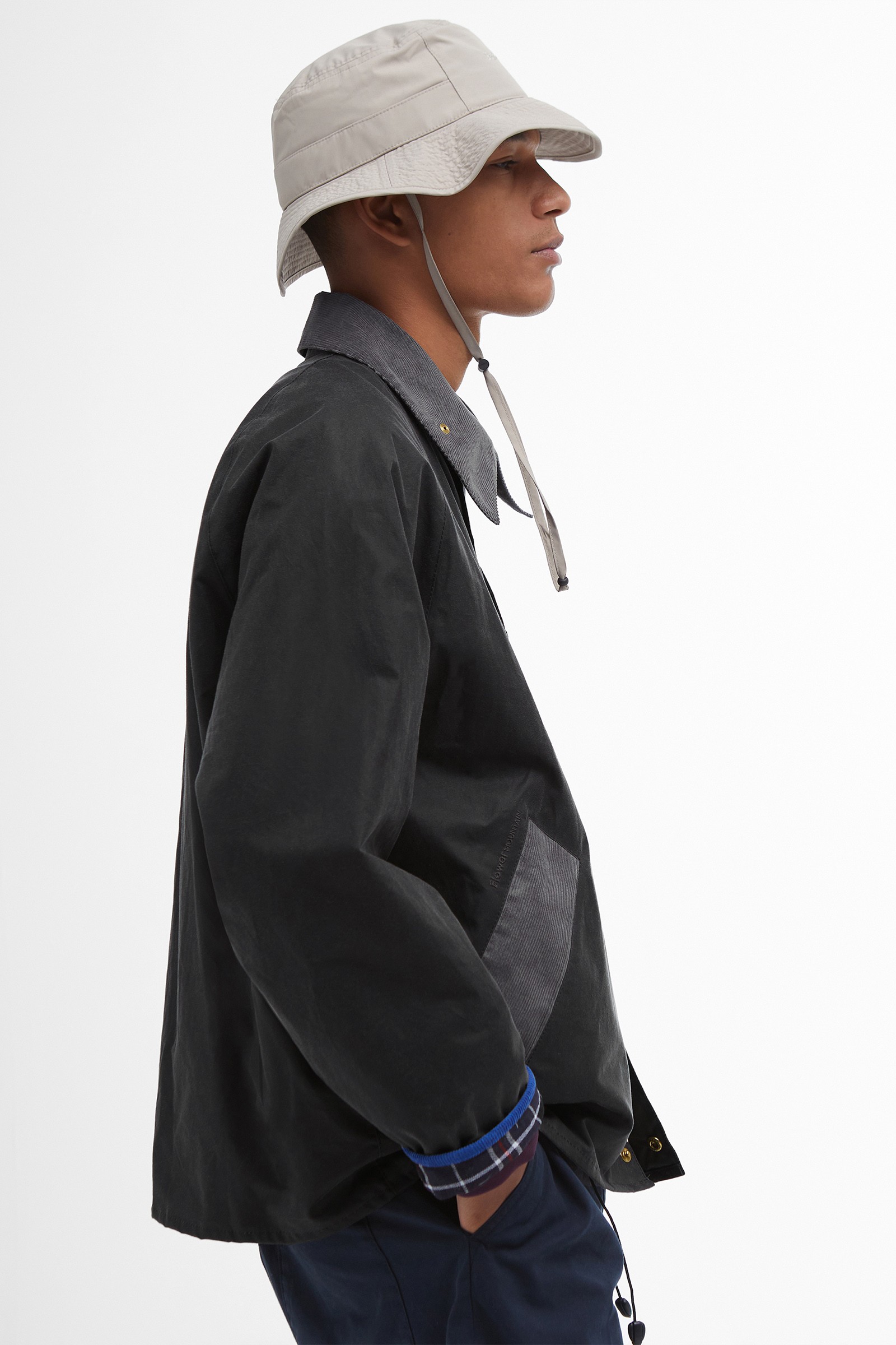 BARBOUR X FLOWER MOUNTAIN - Jacket - Dark grey