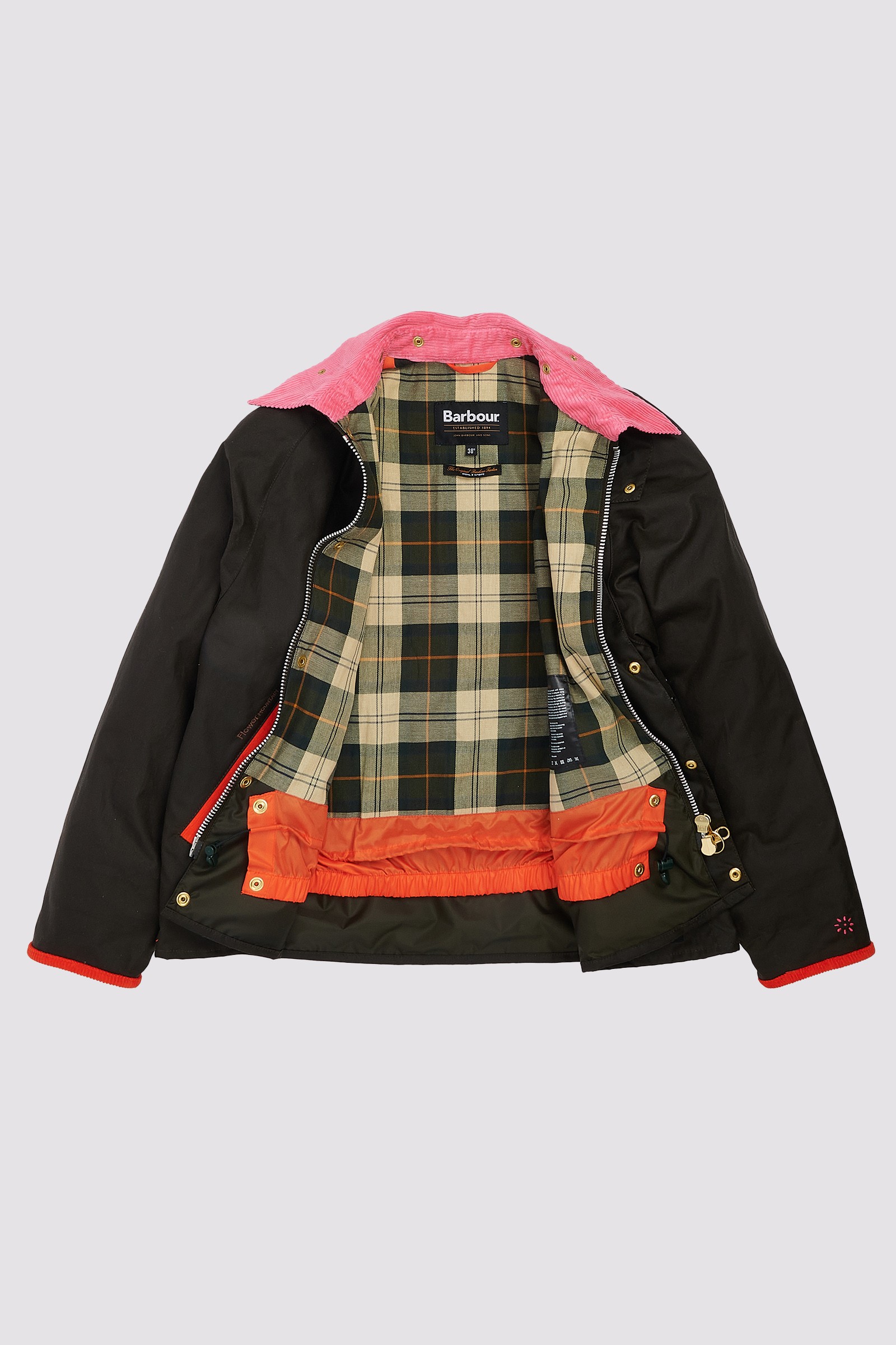 BARBOUR X FLOWER MOUNTAIN - Jacket - Fuchsia