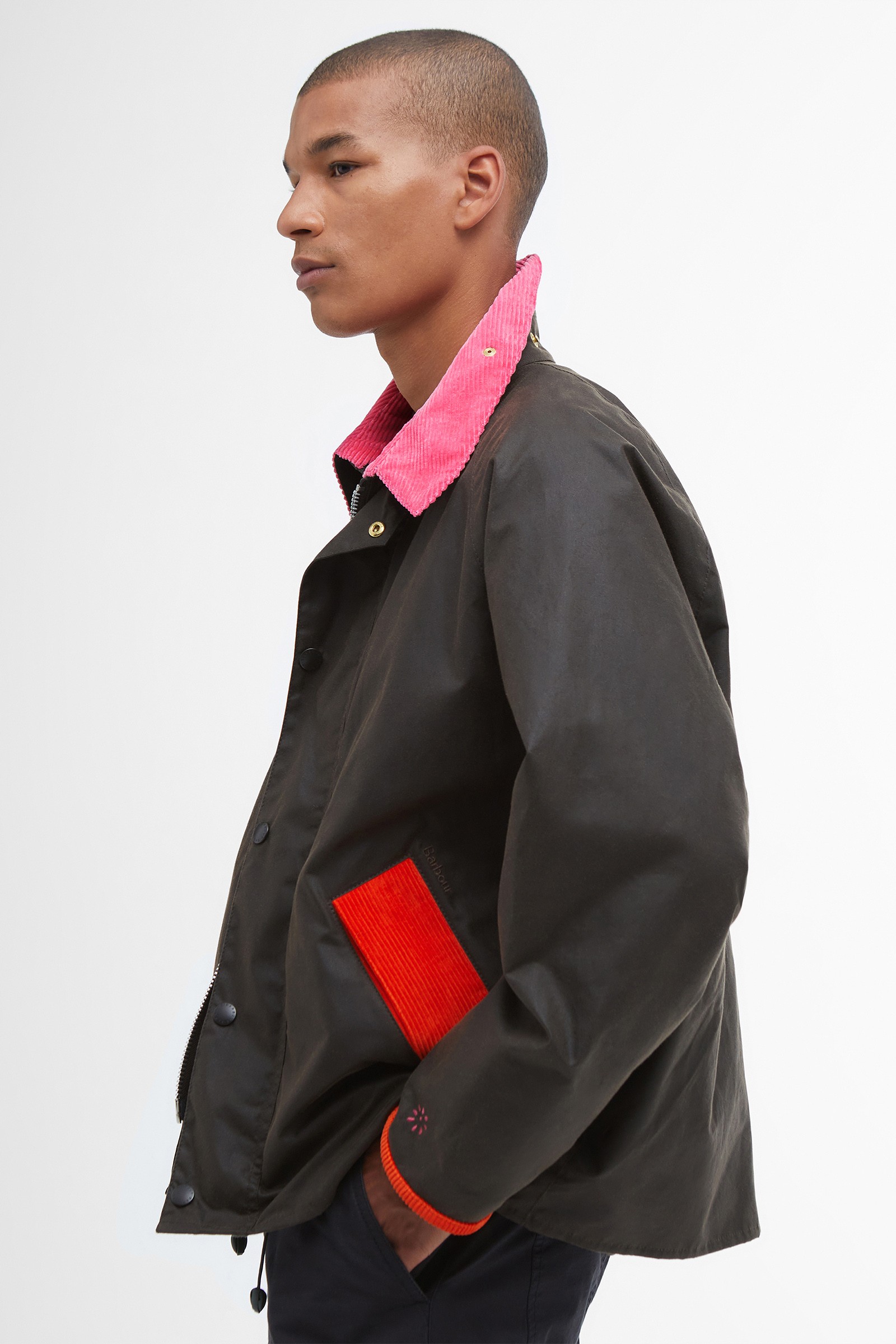 BARBOUR X FLOWER MOUNTAIN - Jacket - Fuchsia