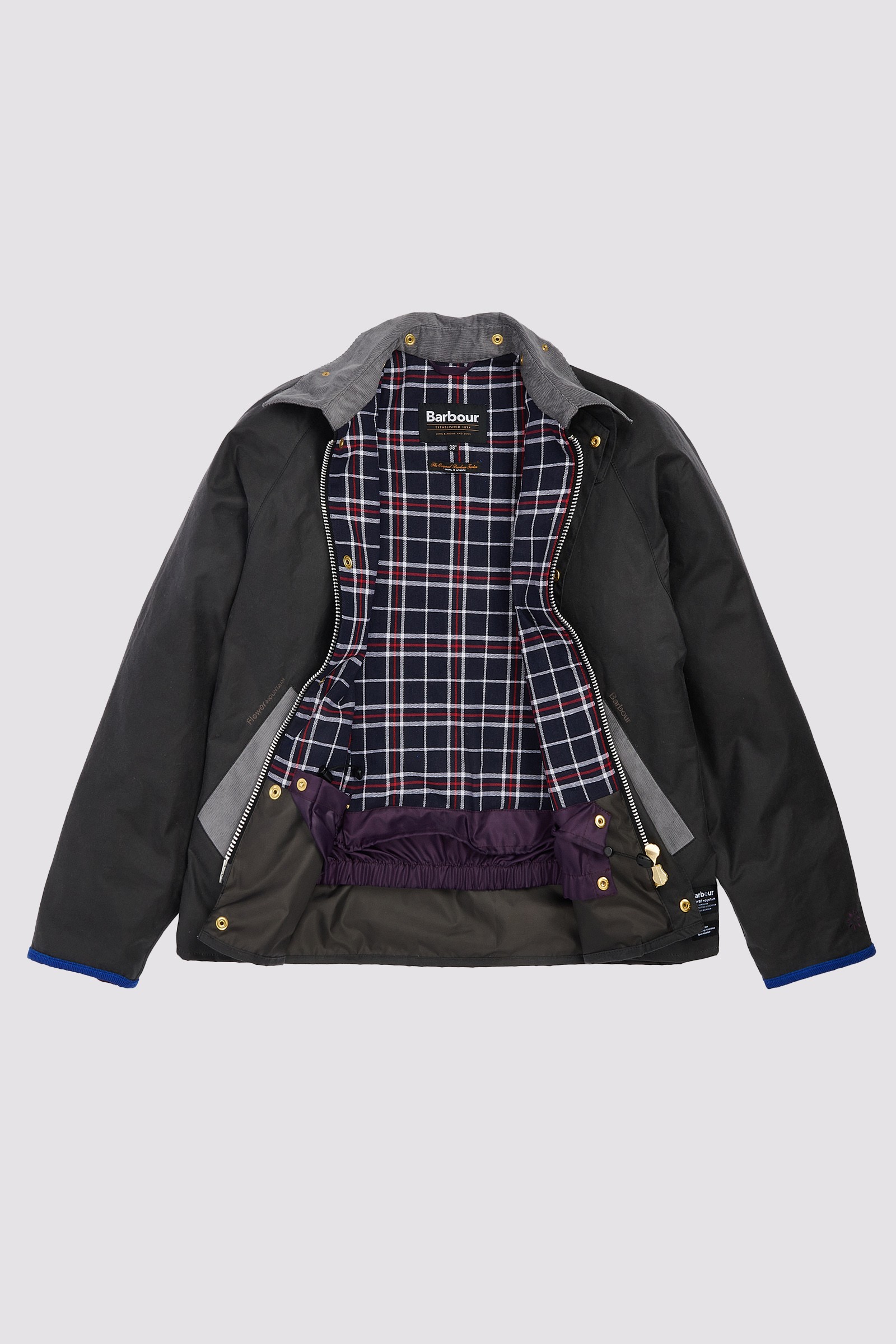 BARBOUR X FLOWER MOUNTAIN - Jacket - Dark grey