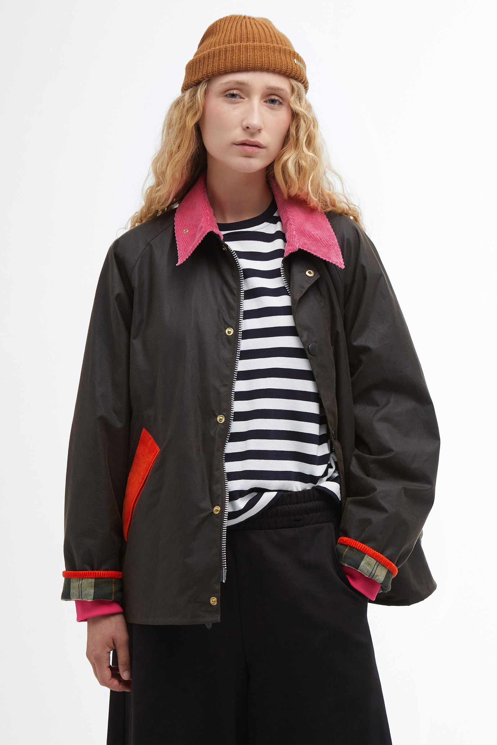 BARBOUR X FLOWER MOUNTAIN - Jacket - Fuchsia