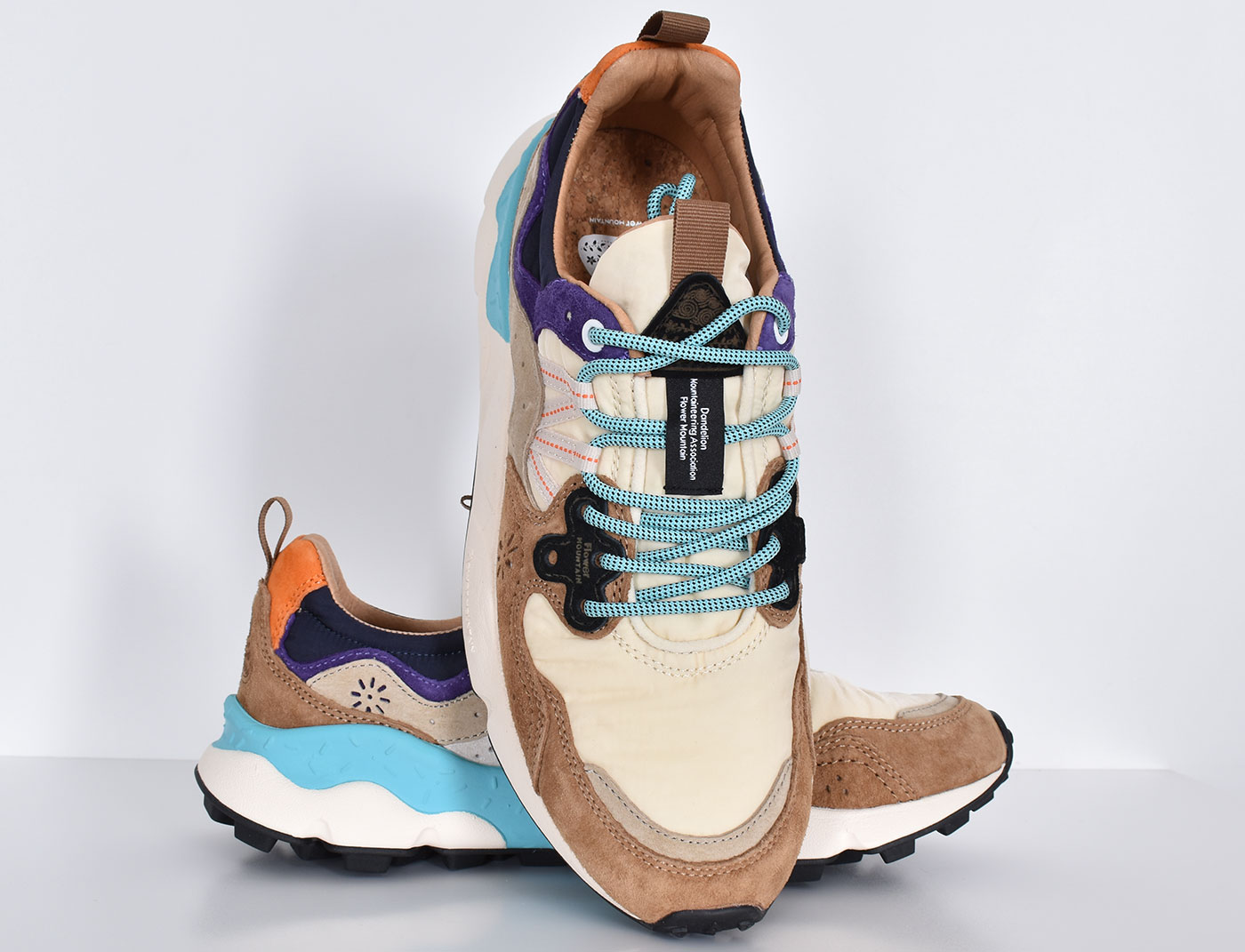 Flower Mountain Yamano brown beige purple