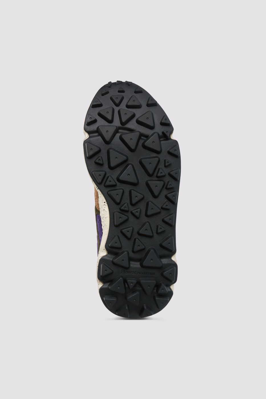 YAMANO 3 UNI Suede and technical fabric sneakers - Grey-Purple