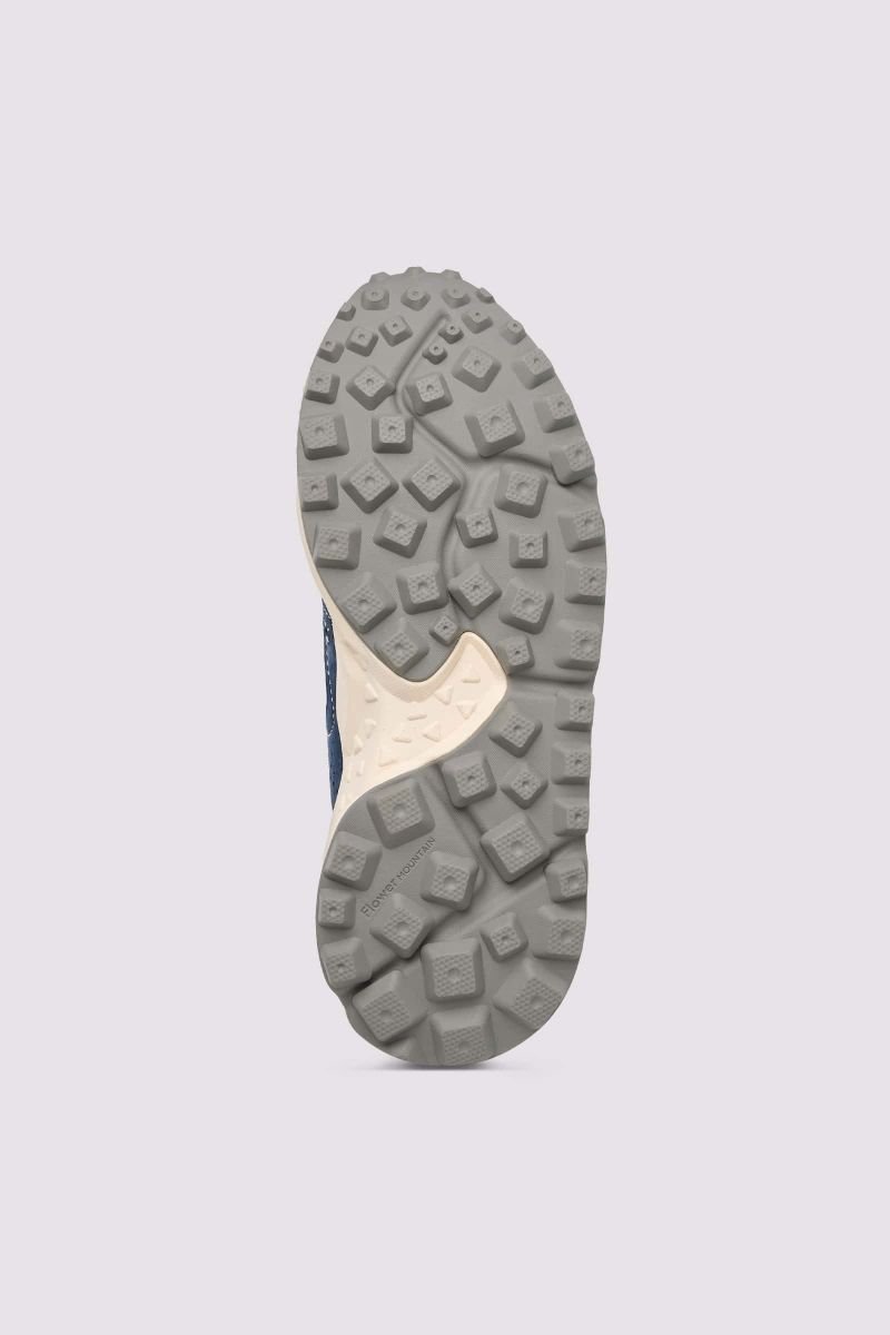 RULIS MAN Suede and fabric sneakers - Navy