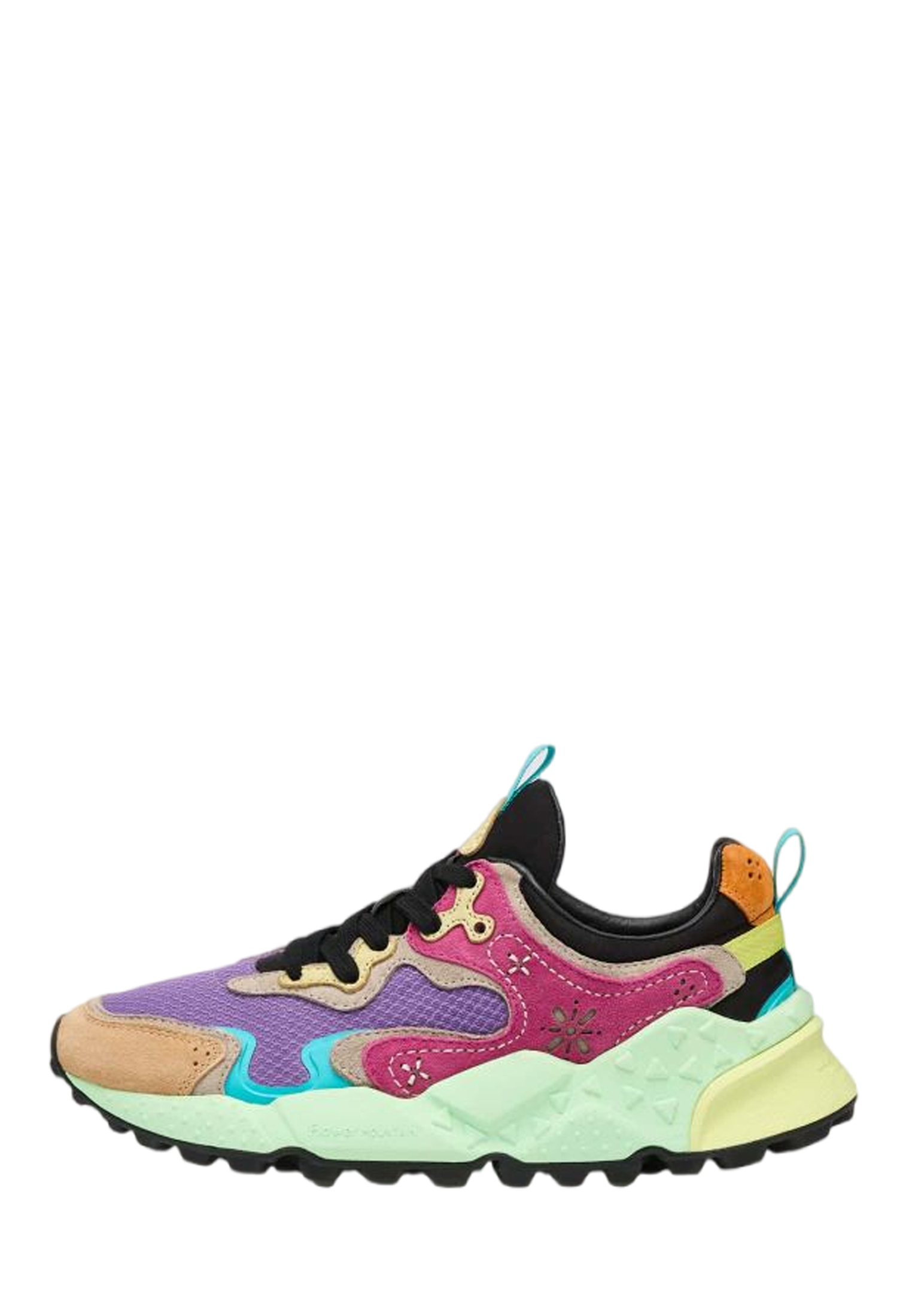 RULIS UNI Fabric and suede sneakers - Multicolored