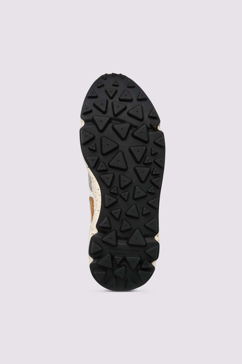 YAMANO 3 MAN Suede and technical fabric sneakers - Yellow