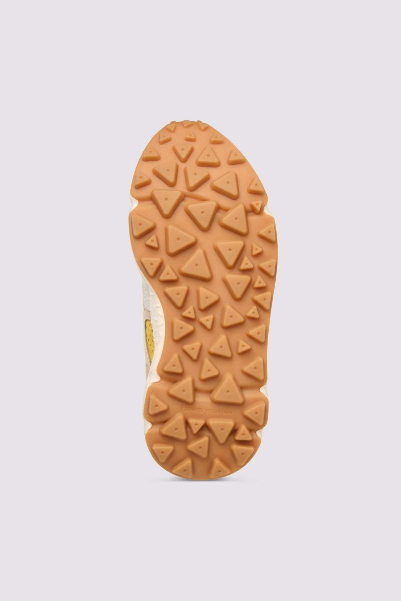 YAMANO 3 WOMAN Fabric and suede sneakers - Beige