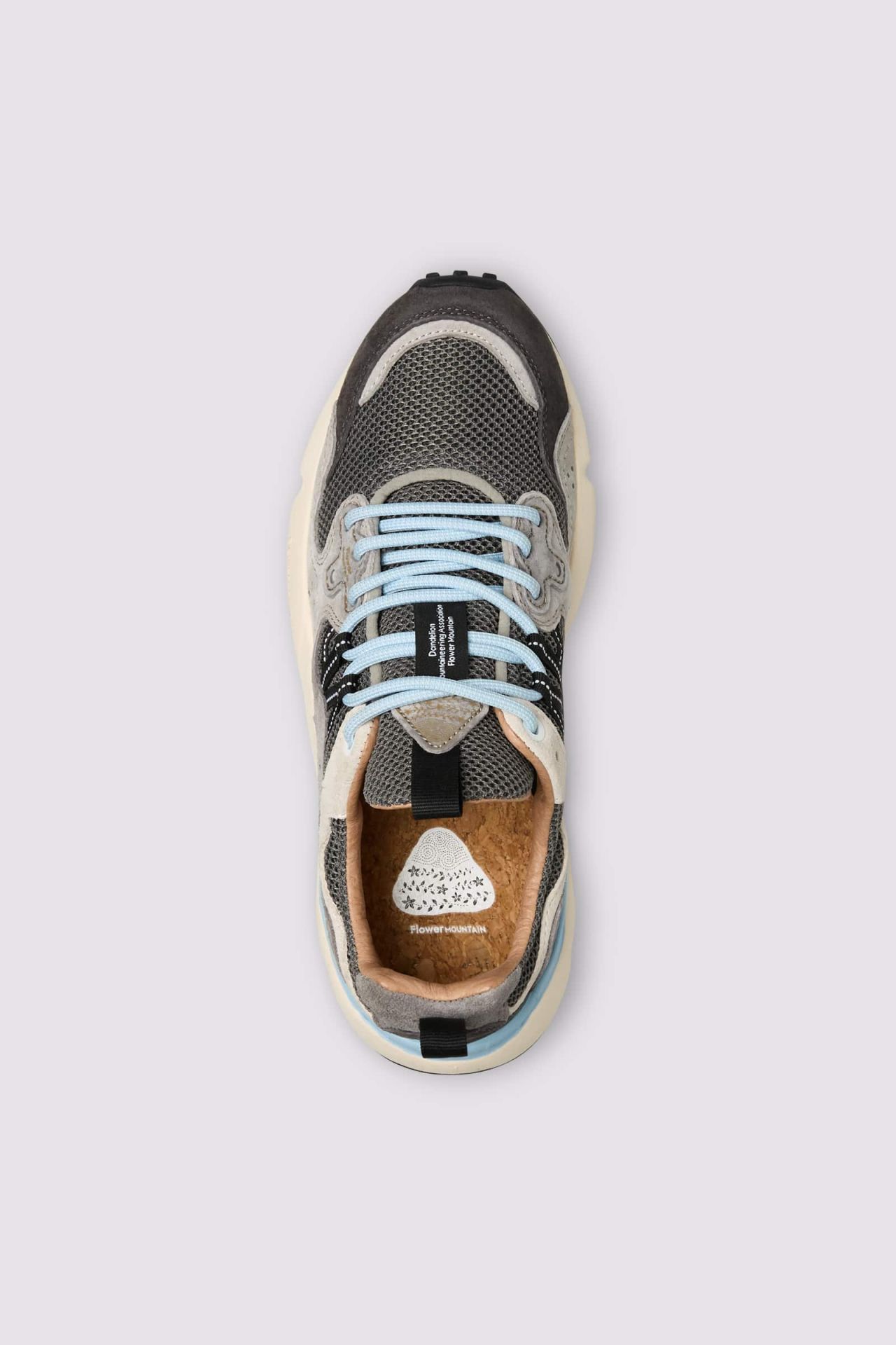 YAMANO 3 UNI Fabric and suede sneakers - Anthracite
