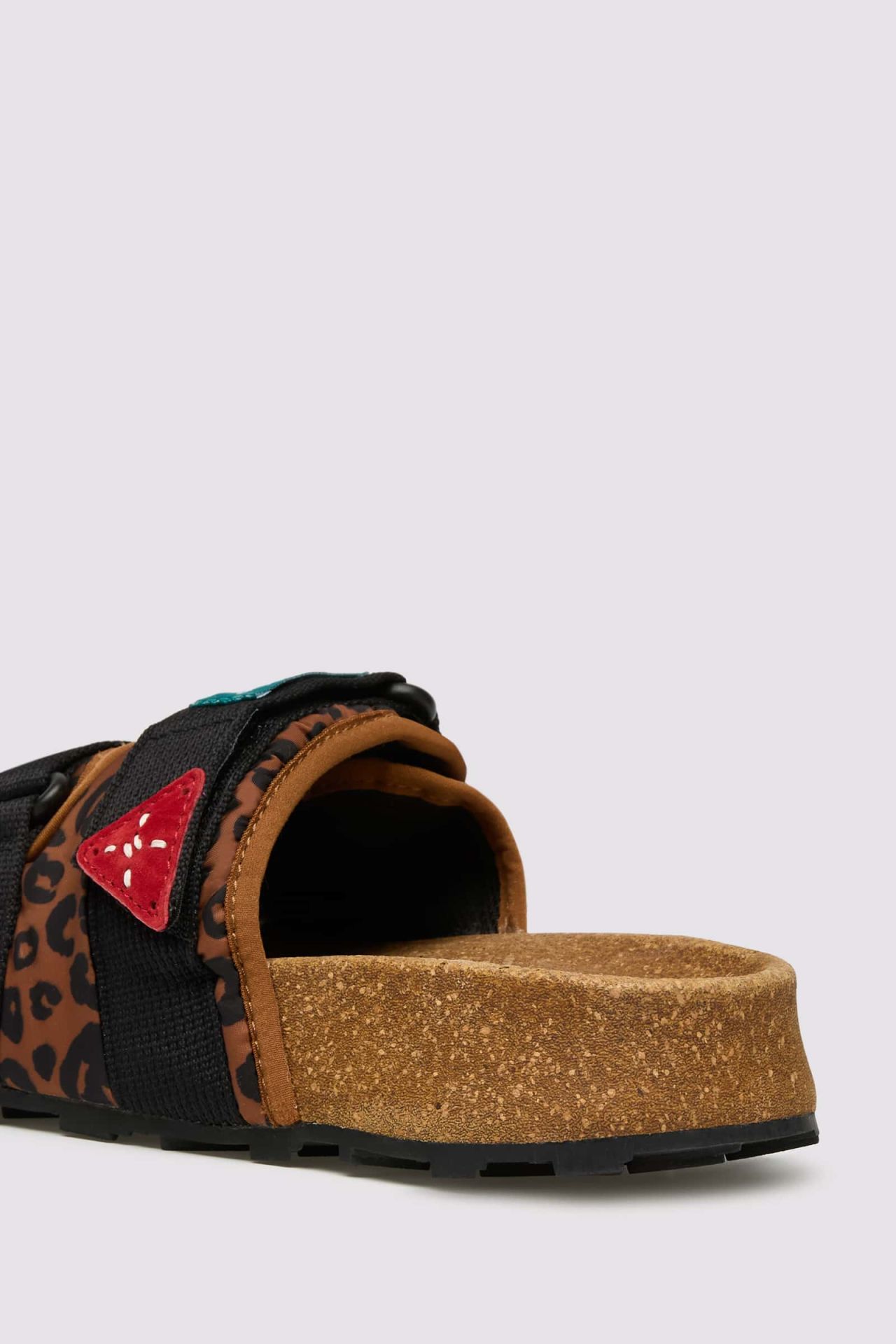NIWA SLIPPER UNI Fabric slippers - Brown-Black