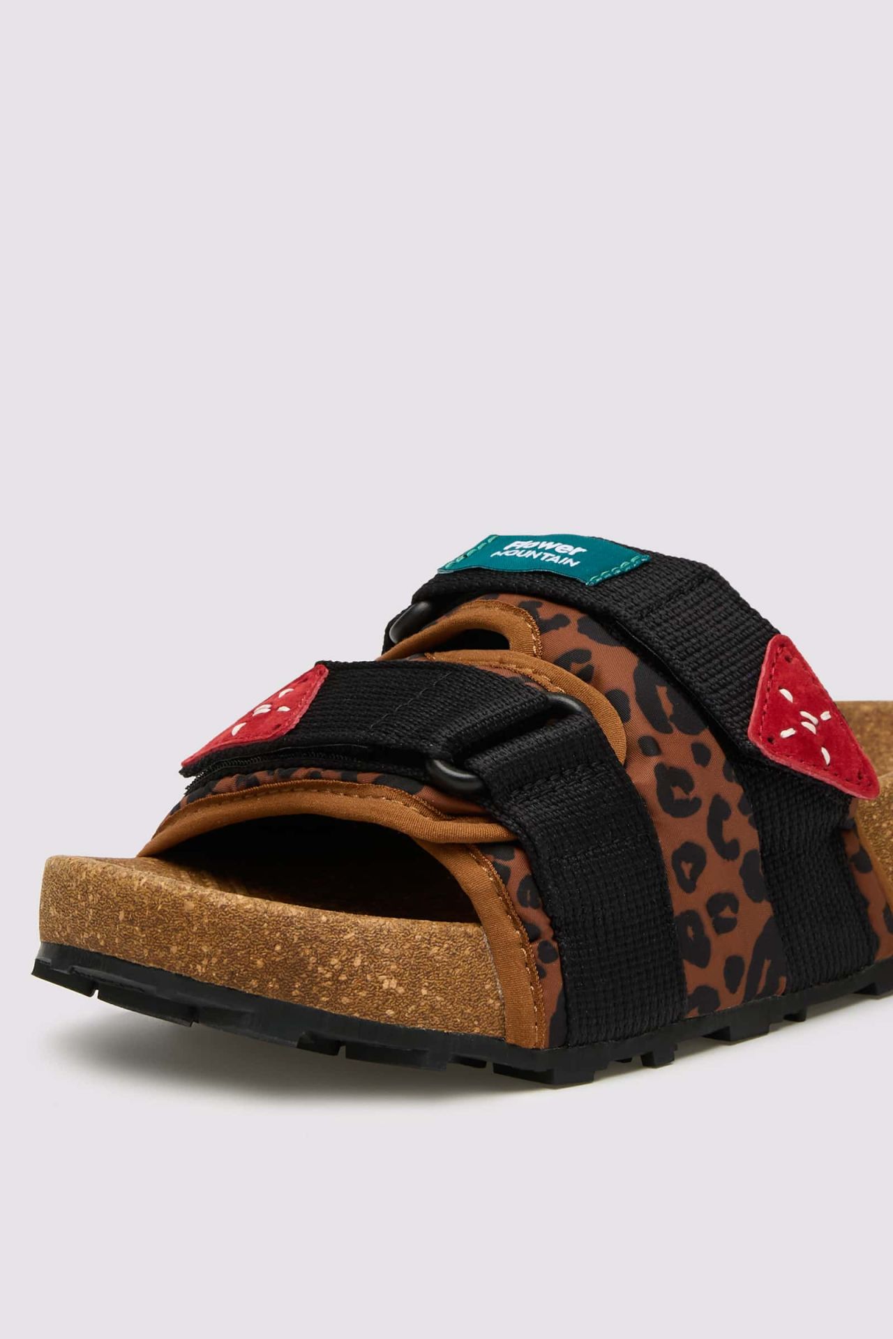NIWA SLIPPER UNI Fabric slippers - Brown-Black