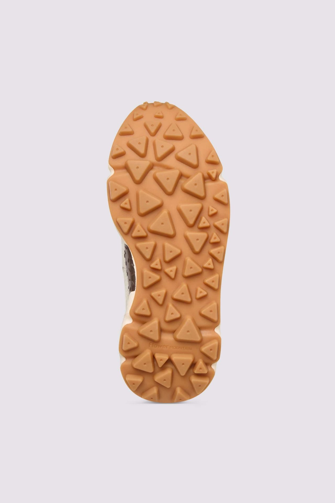 YAMANO 3 UNI U.W. Suede and technical fabric sneakers - Off white