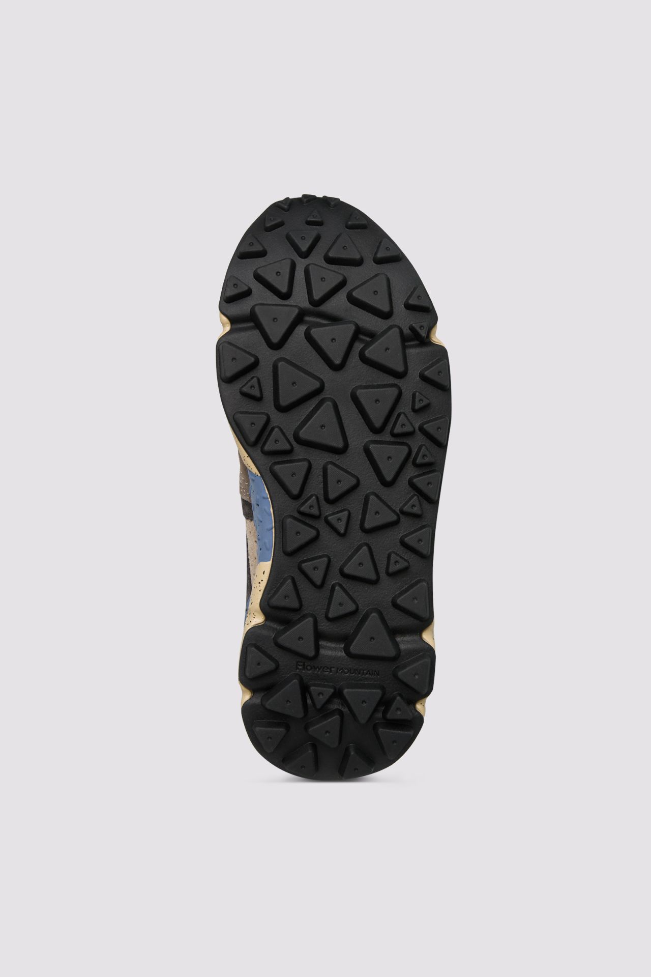 YAMANO 3 MAN Suede and technical fabric sneakers - Dark grey